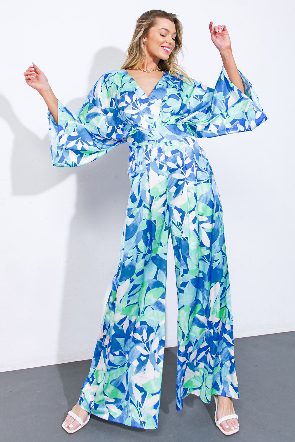 WIN THE CROWD WOVEN JUMPSUIT - MaraFormigone