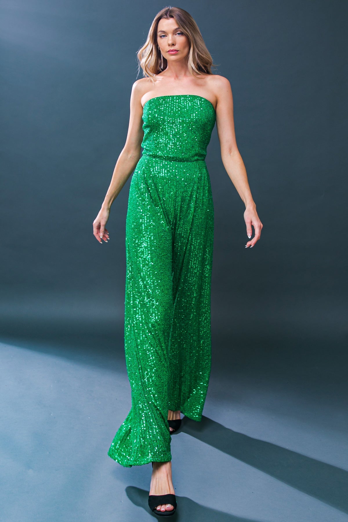 CHARMING COMPOSURE SEQUIN TOP AND BOTTOM SET - MaraFormigone