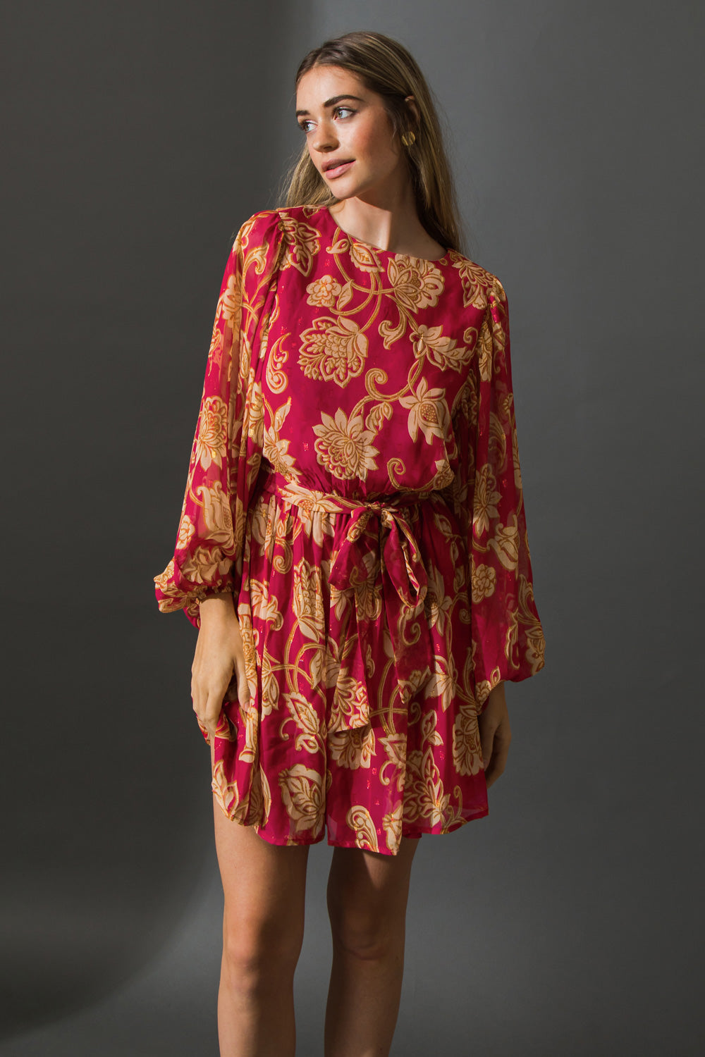 ONE THAT GOT AWAY WOVEN MINI DRESS - MaraFormigone