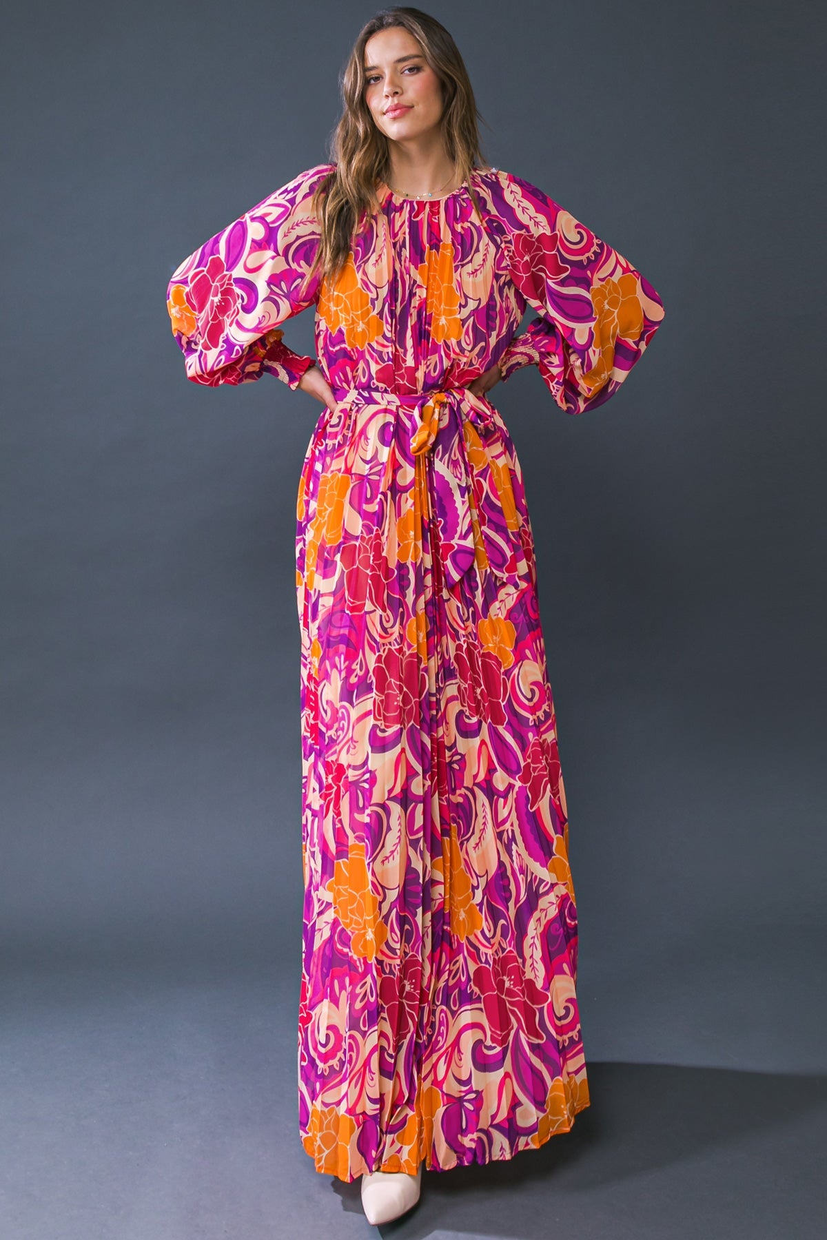 CHANGING LOCATIONS WOVEN MAXI DRESS - MaraFormigone