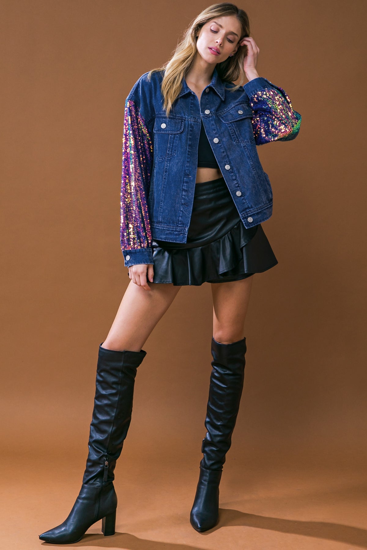 WALKING THE WALK DENIM JACKET - MaraFormigone