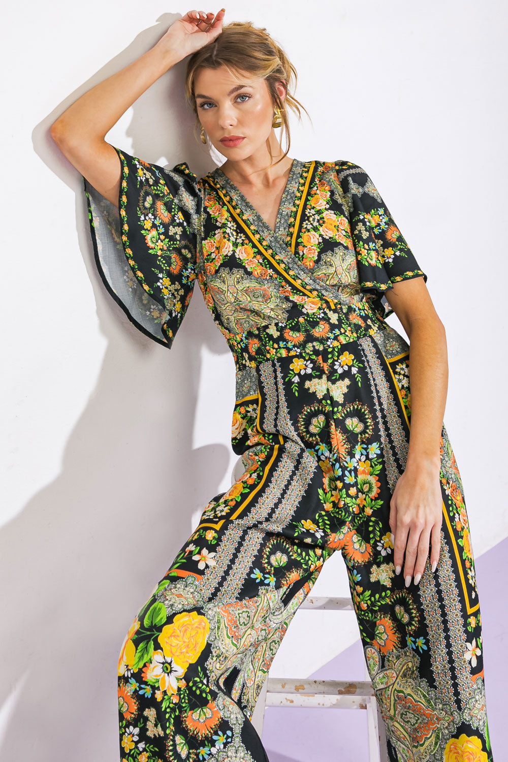 COASTAL BREEZE WOVEN JUMPSUIT - MaraFormigone