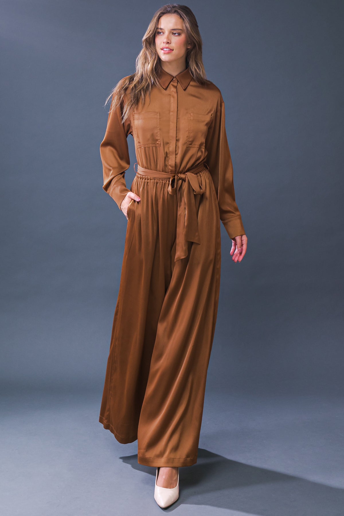 SIMPLY TRENDY WOVEN JUMPSUIT - MaraFormigone