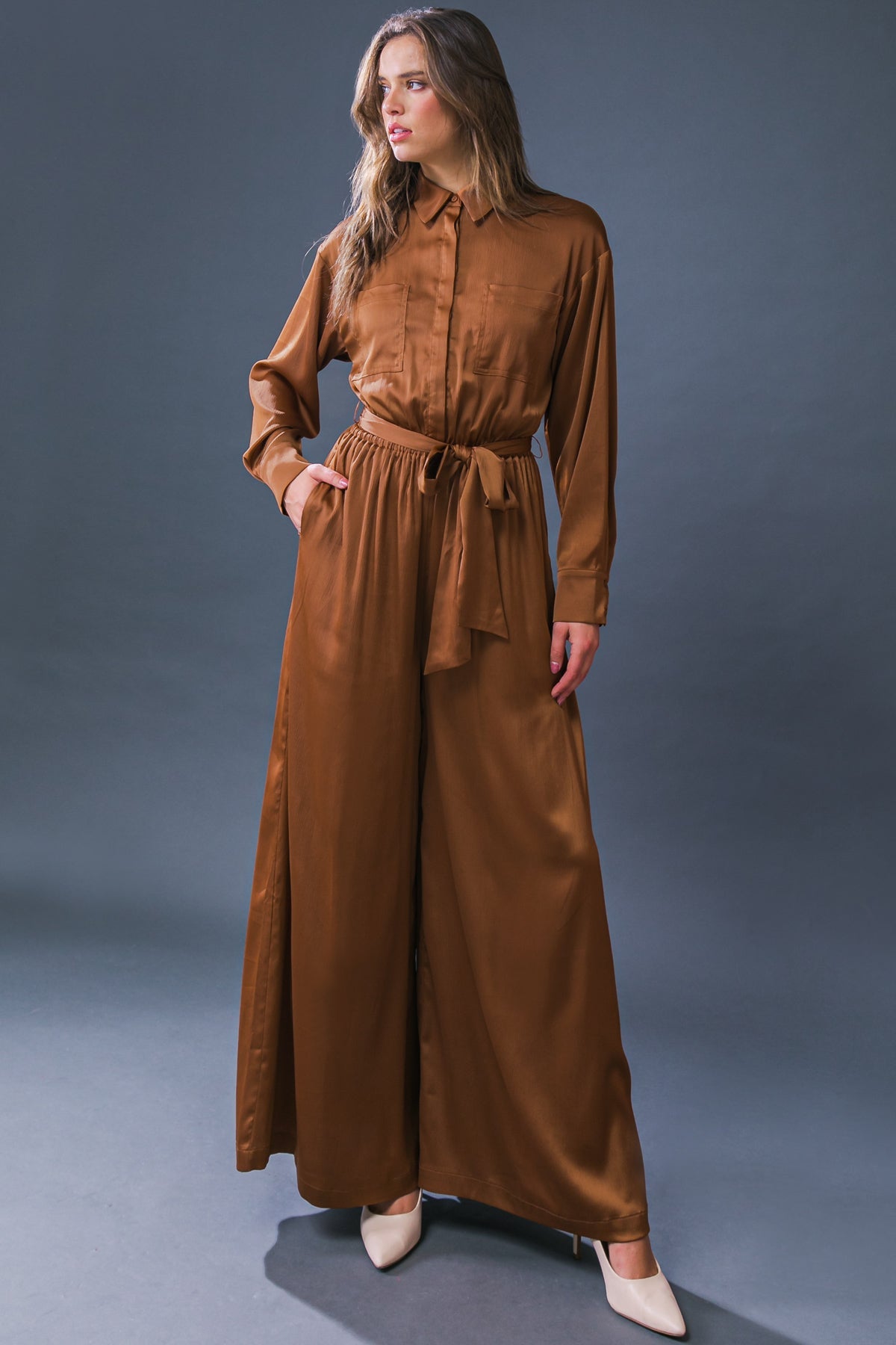 SIMPLY TRENDY WOVEN JUMPSUIT - MaraFormigone