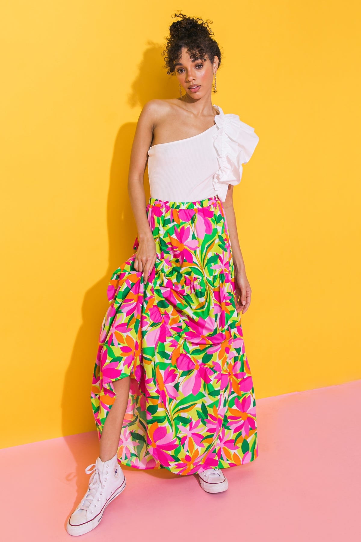WEEKEND IN NAPA POPLIN SKIRT - MaraFormigone