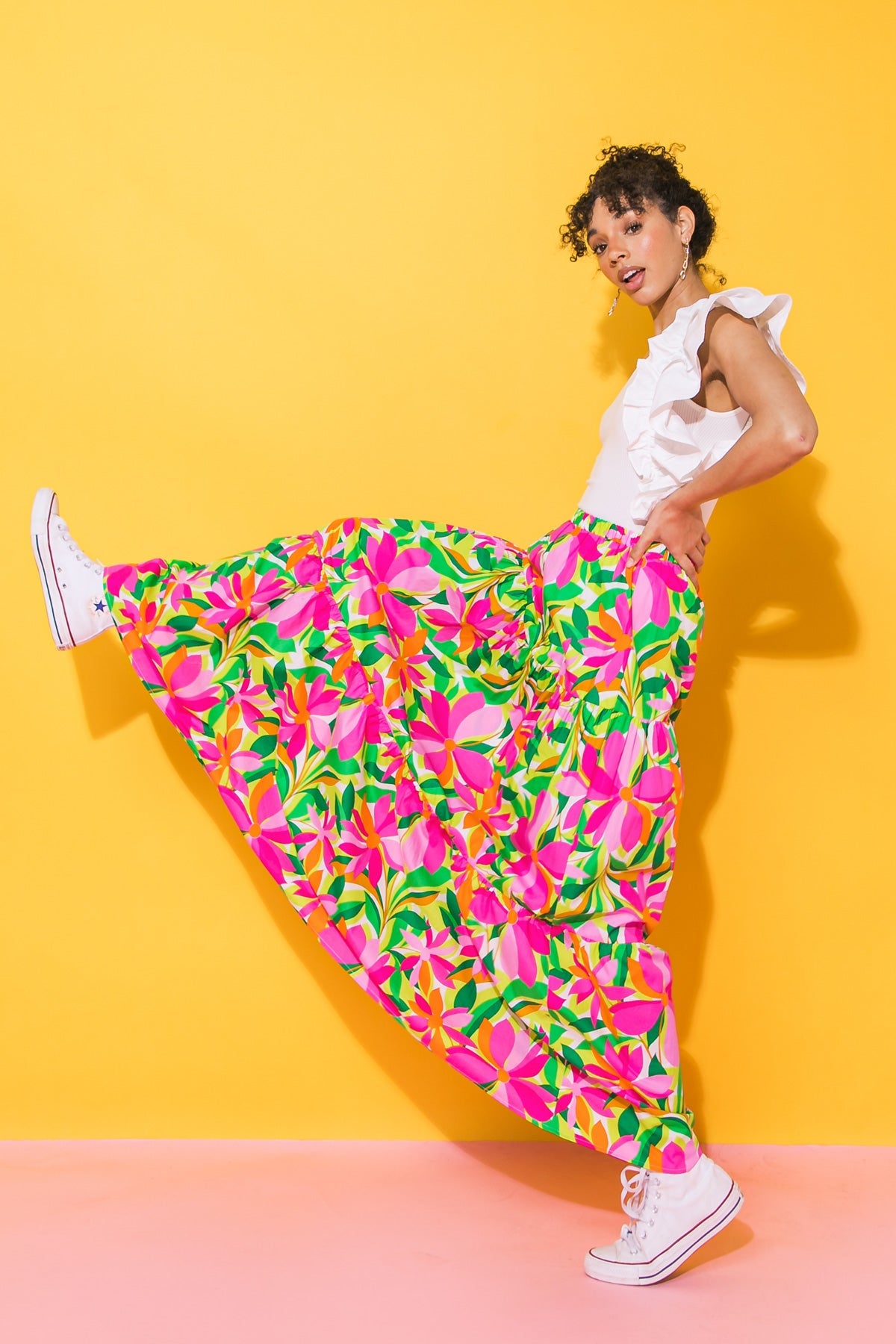 WEEKEND IN NAPA POPLIN SKIRT - MaraFormigone