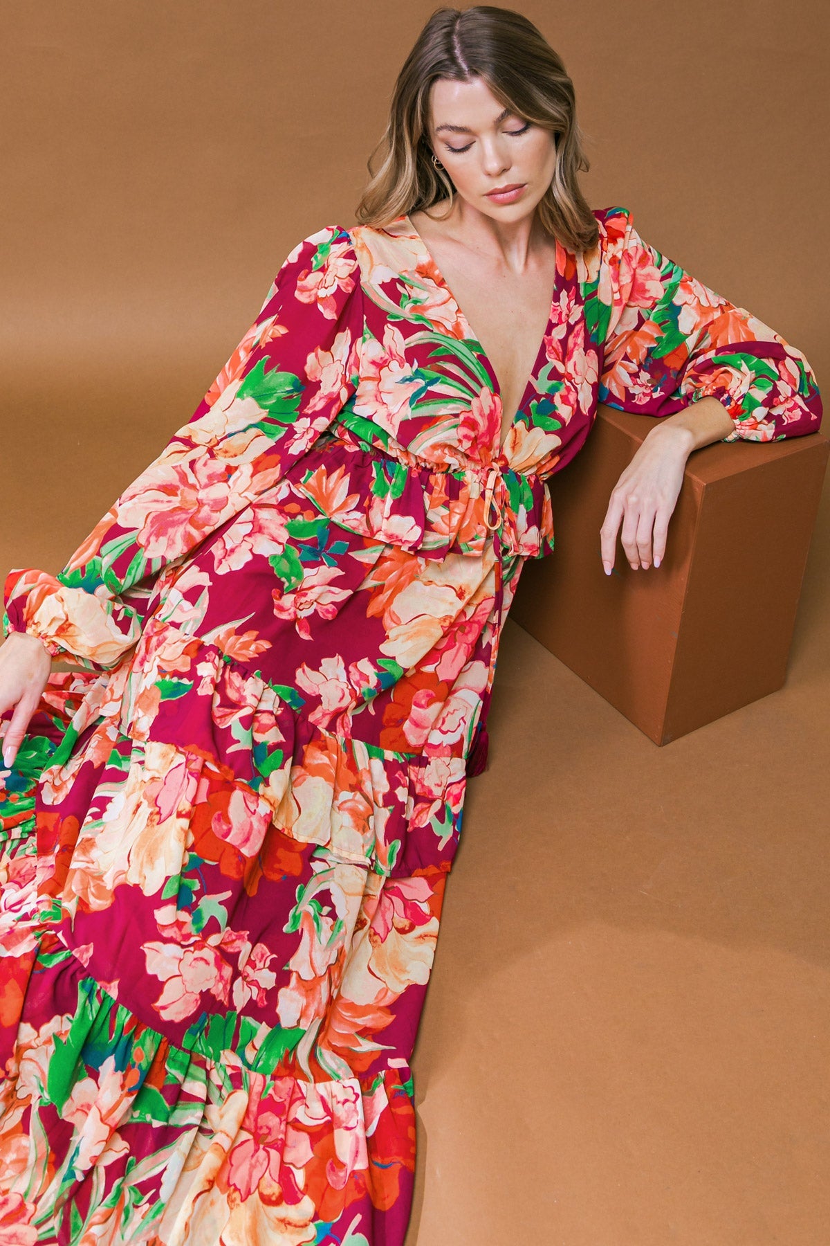 LEAVE YOU SPEECHLESS WOVEN MAXI DRESS - MaraFormigone