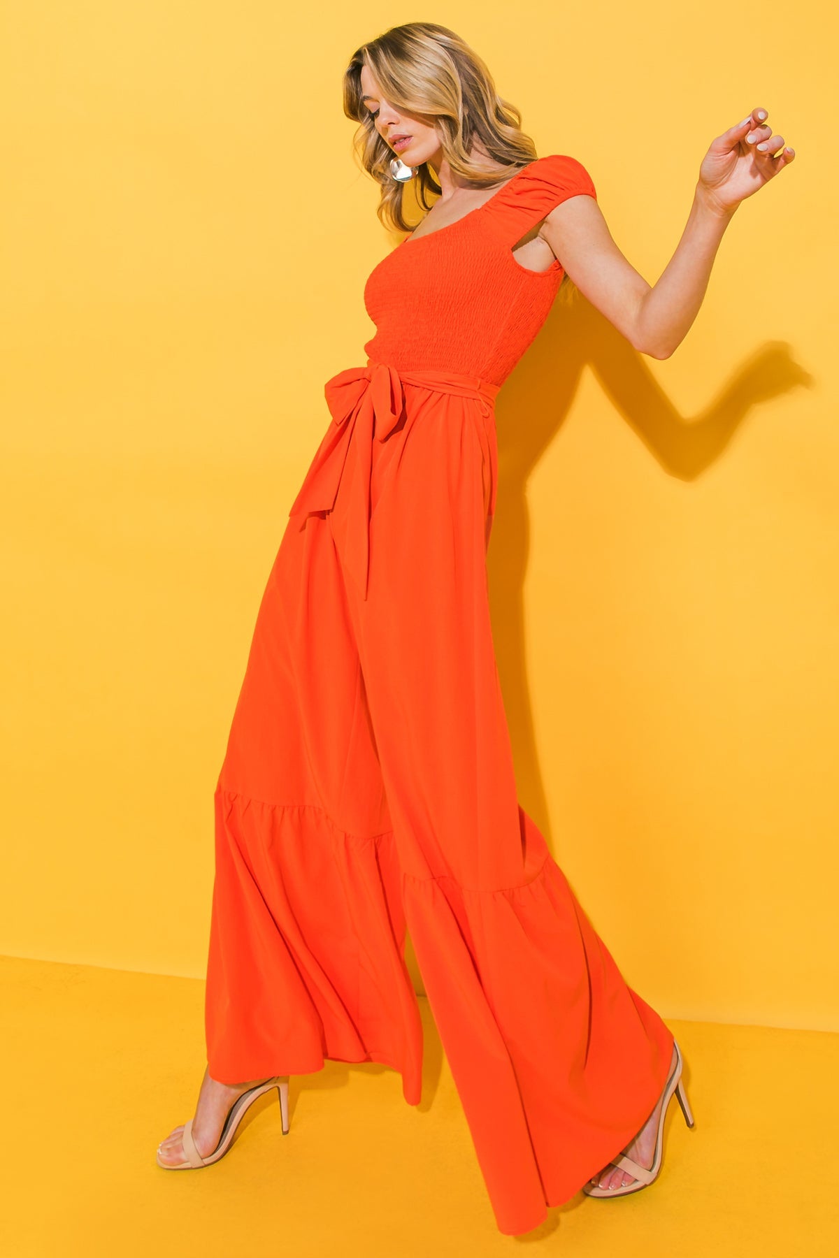 SMILE AFTERNOON IN WOVEN JUMPSUIT - MaraFormigone