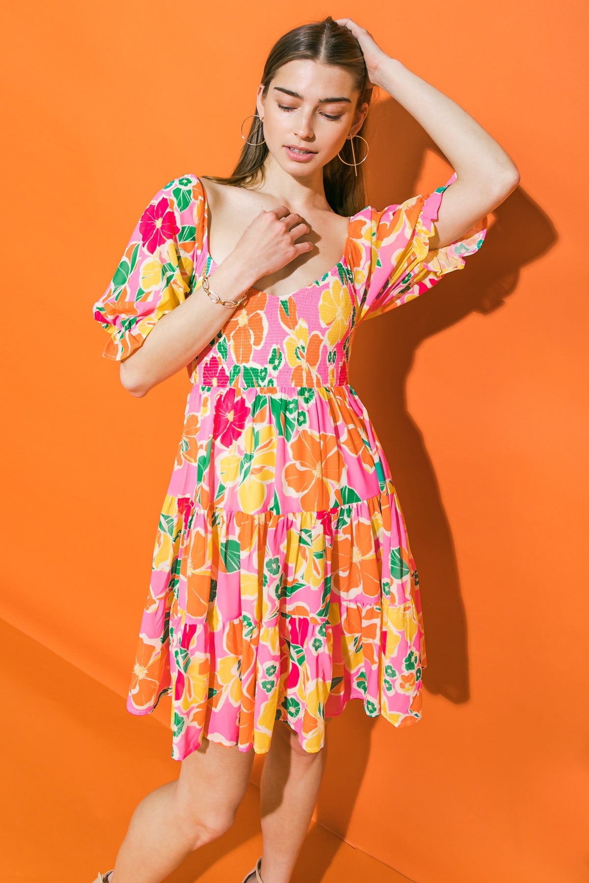 VESTIDO MINI ROSA MUITO MODERNO