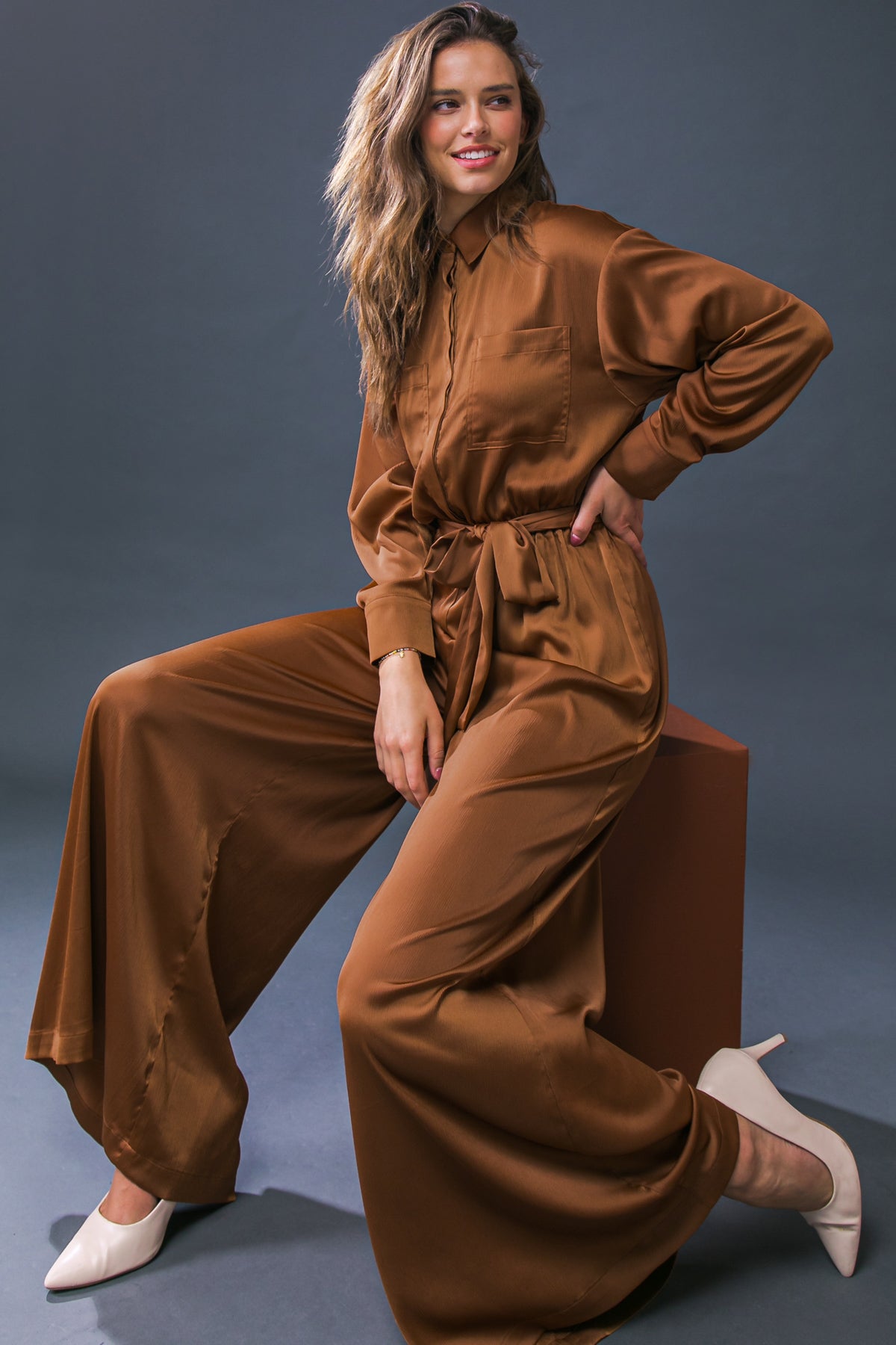 SIMPLY TRENDY WOVEN JUMPSUIT - MaraFormigone