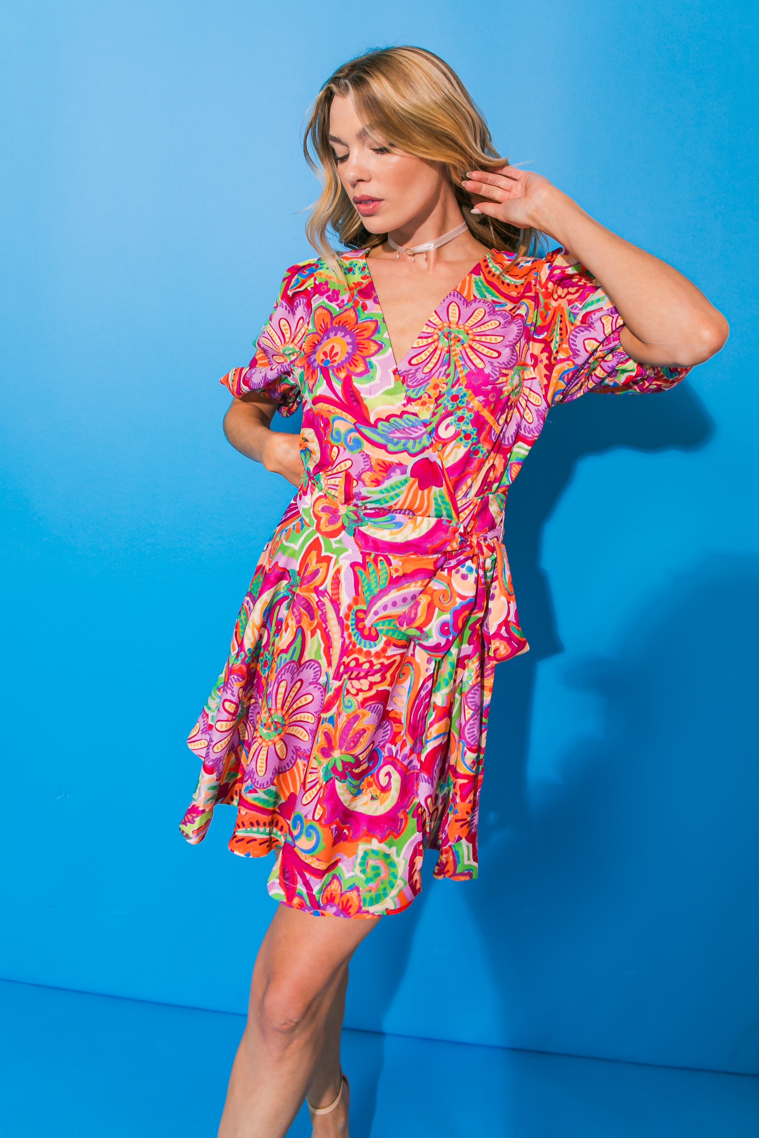 YOUR TO KEEP WOVEN MINI DRESS - MaraFormigone