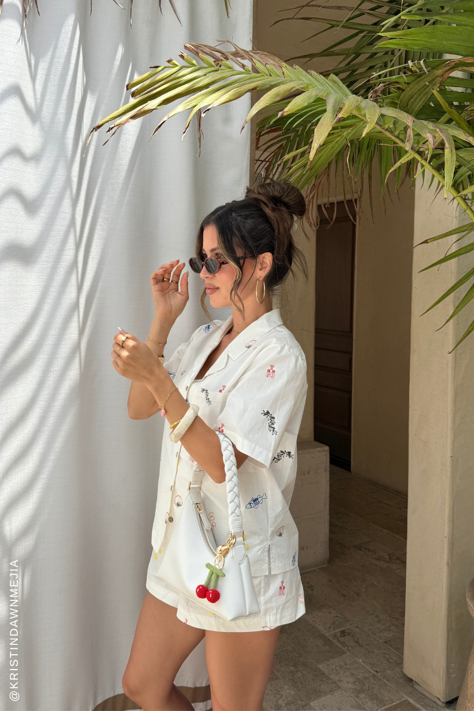 AFTER HOURS WHITE WOVEN TOP - MaraFormigone