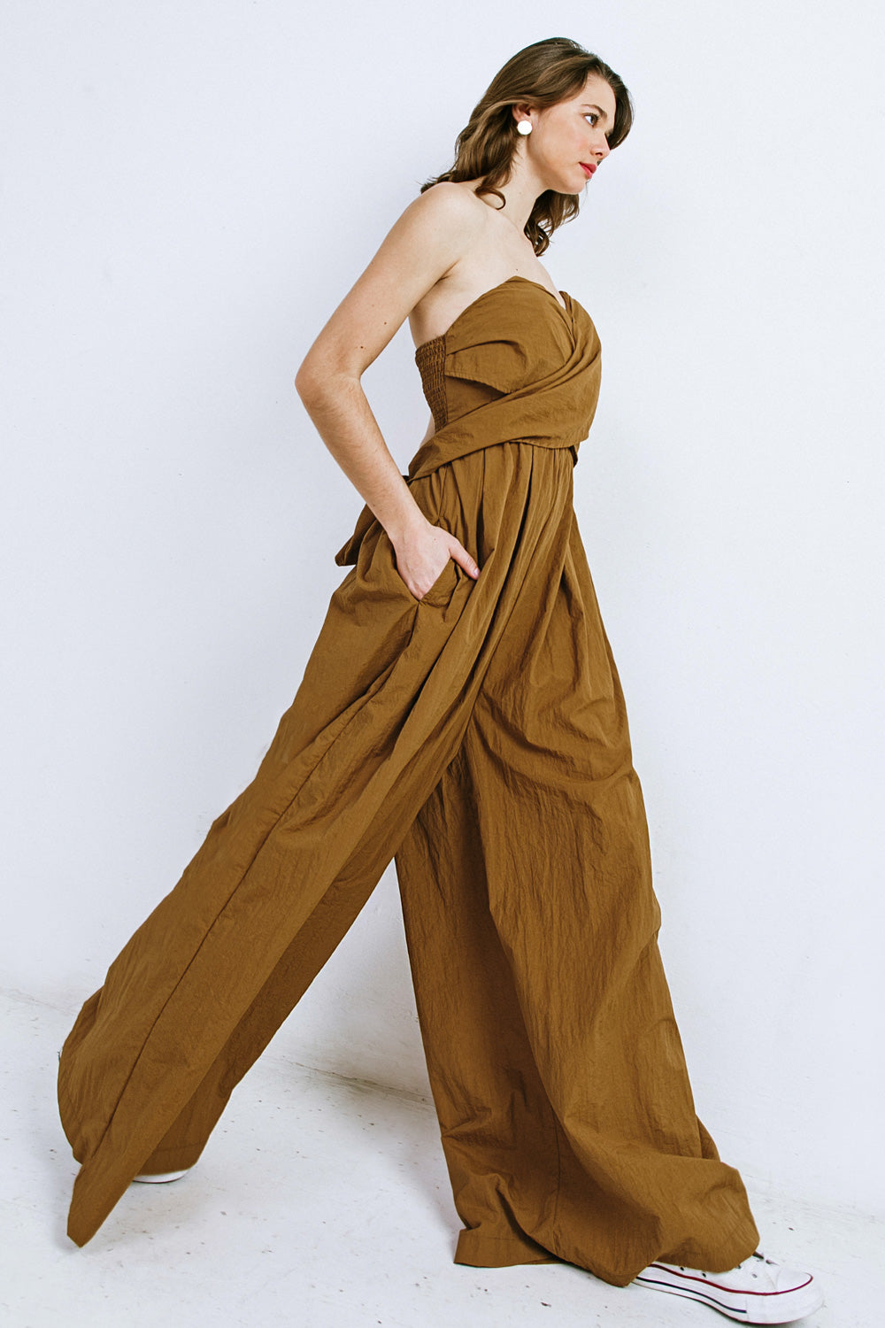 THINK ABOUT ME WOVEN JUMPSUIT - MaraFormigone