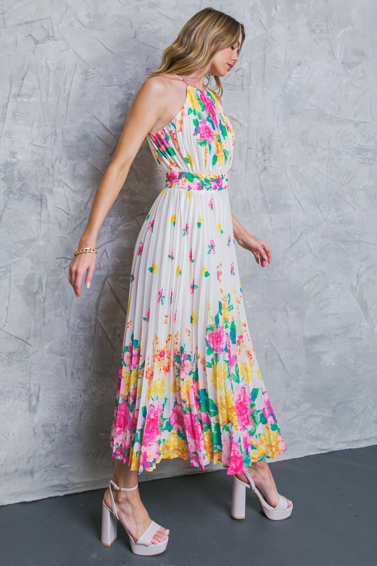 ALBERGO STELLA WOVEN MIDI DRESS - MaraFormigone