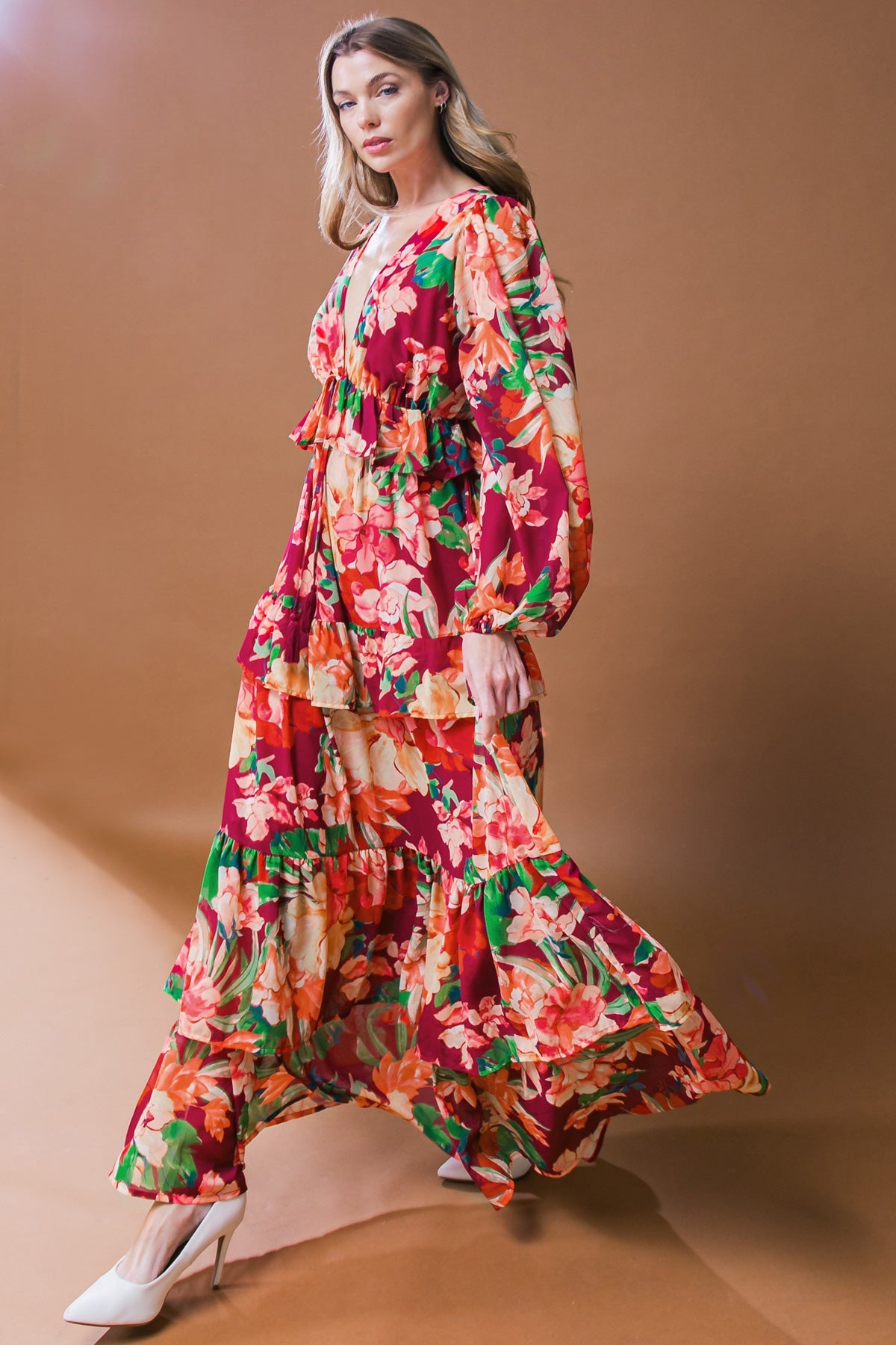 LEAVE YOU SPEECHLESS WOVEN MAXI DRESS - MaraFormigone