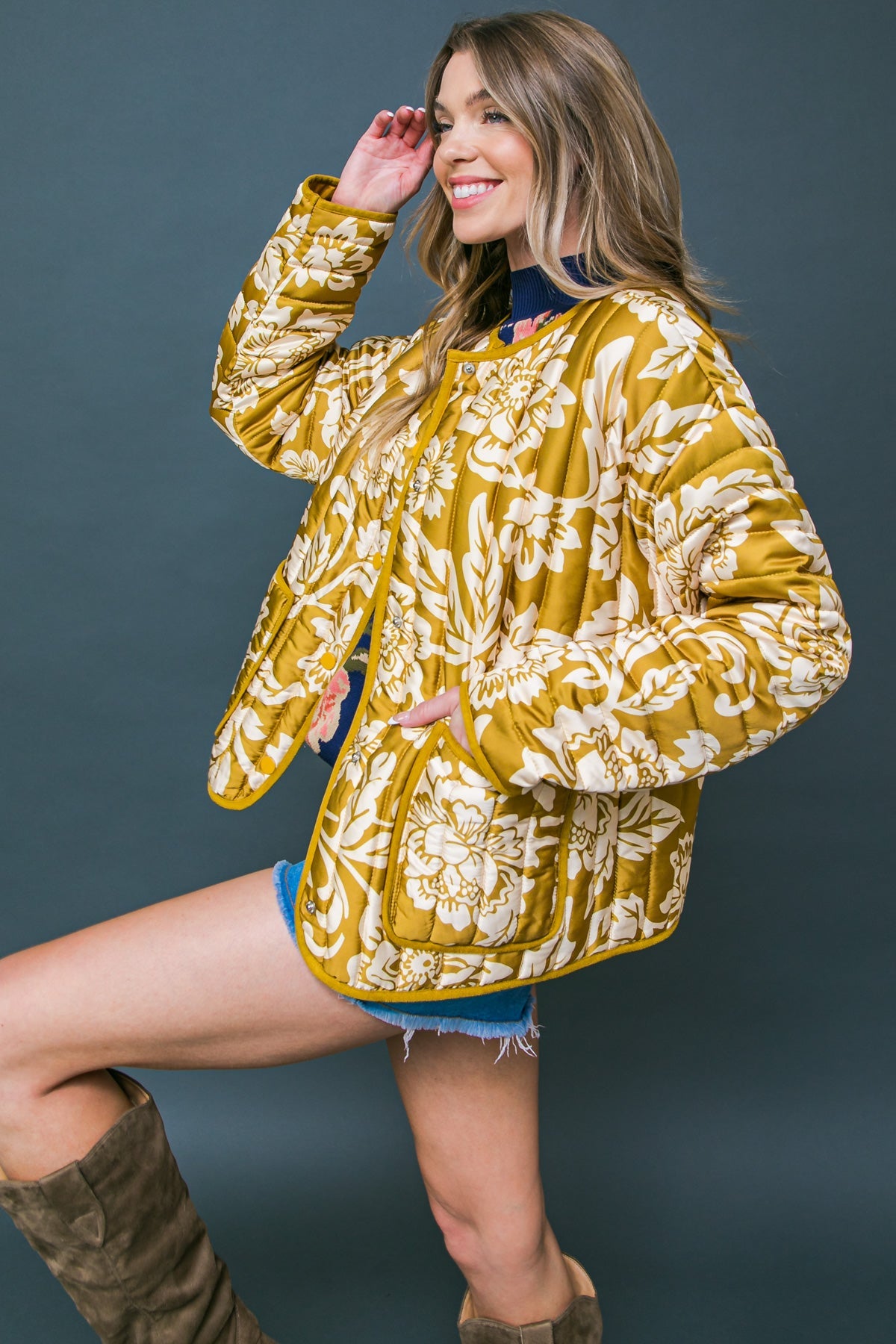 CHAQUETA ACOLCHADA TEJIDA TOTALMENTE CONVENCIDA