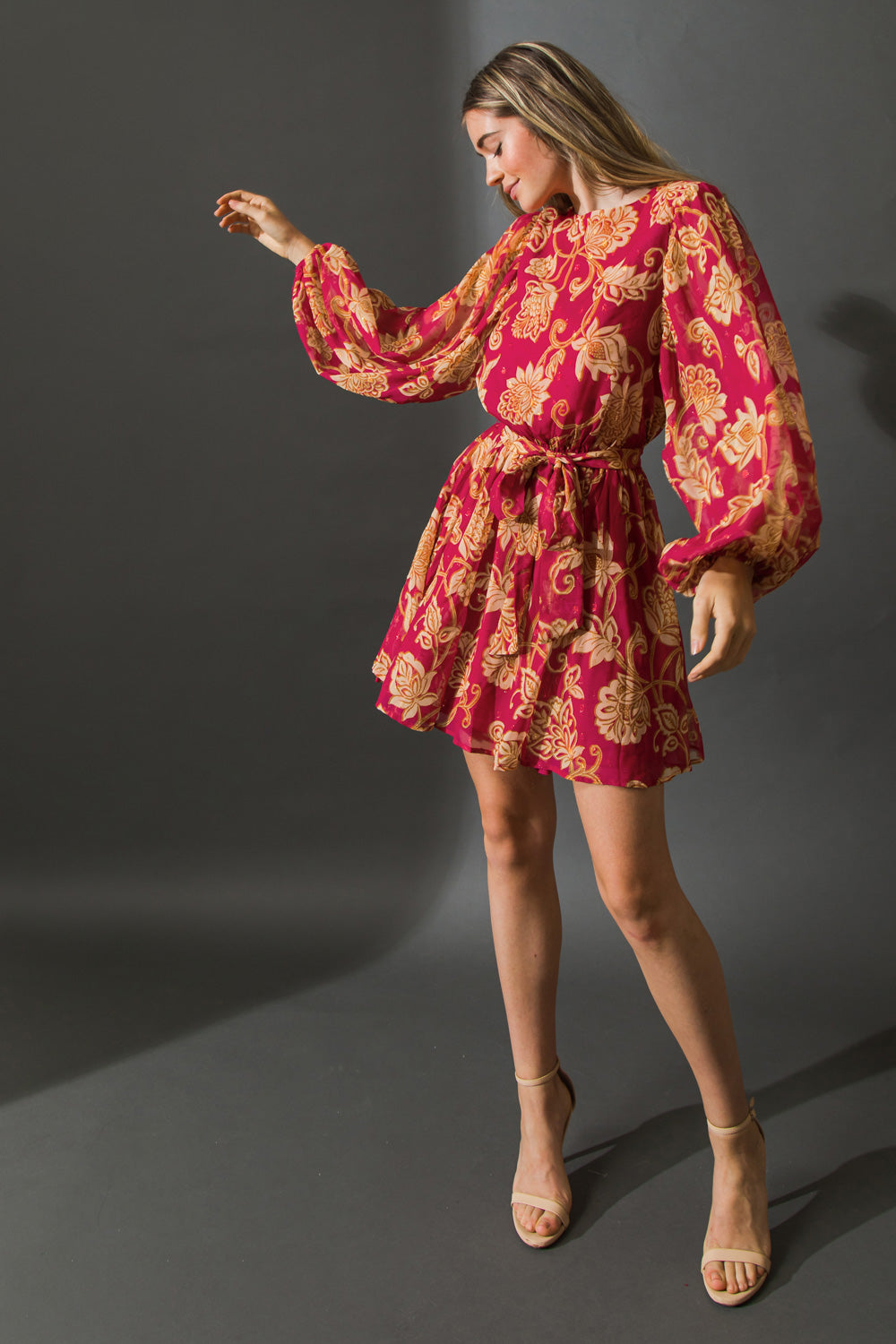 ONE THAT GOT AWAY WOVEN MINI DRESS - MaraFormigone