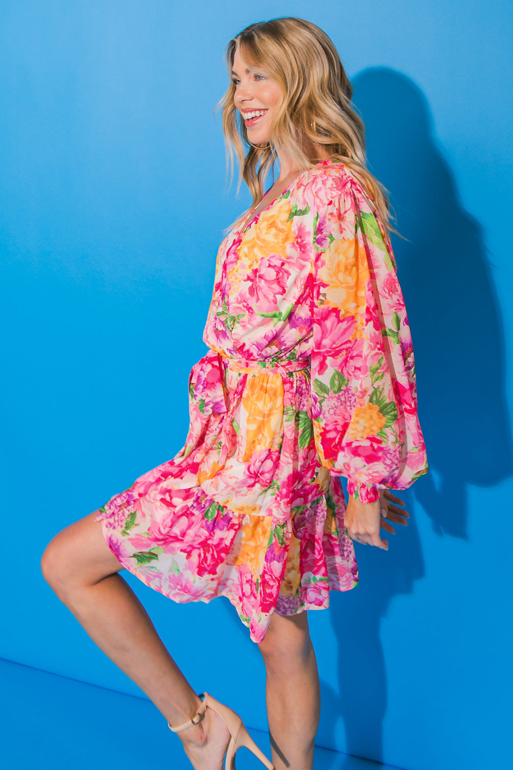 THE BUTCHART GARDENS WOVEN MINI DRESS - MaraFormigone