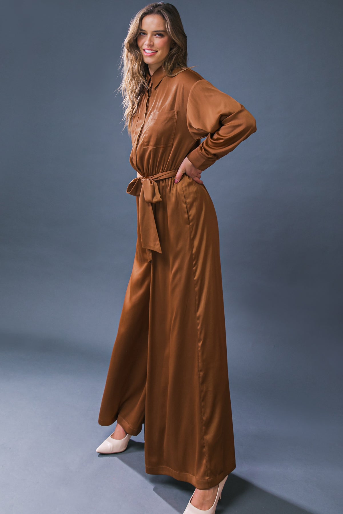 SIMPLY TRENDY WOVEN JUMPSUIT - MaraFormigone