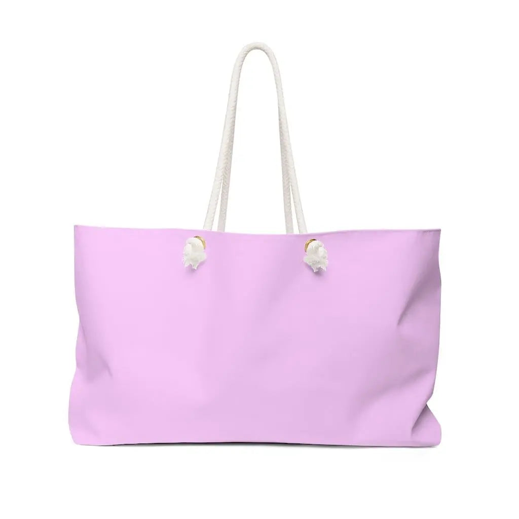 Weekender Tote Bag - Light Pink-0
