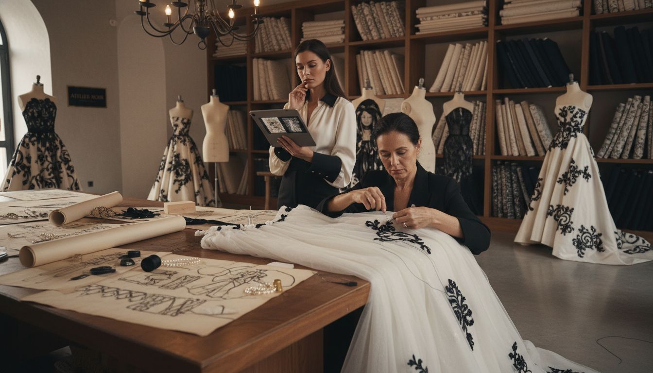 luxury fashion atelier