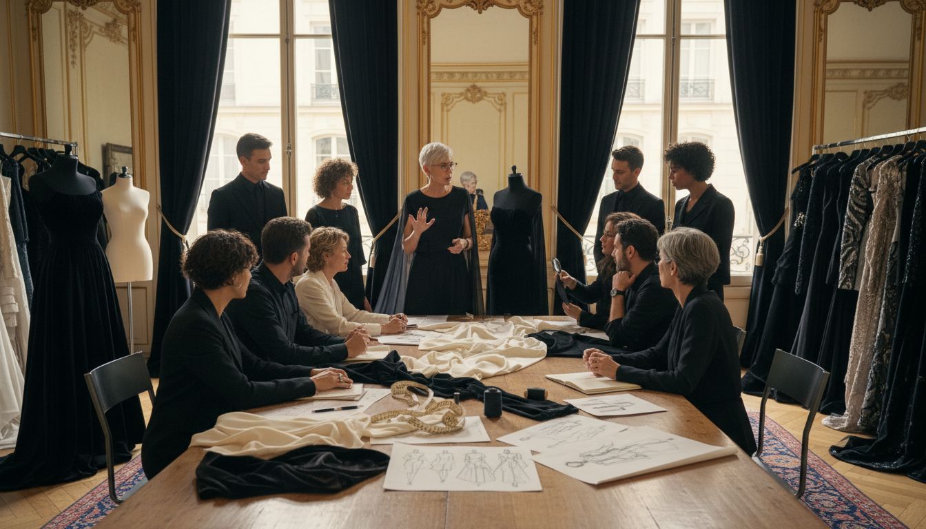 luxury fashion house interior