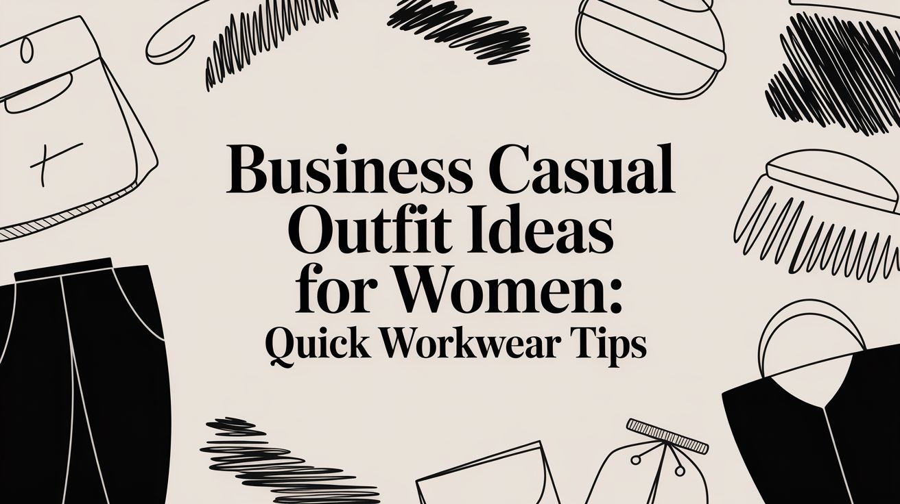 business casual outfit ideas for women: Quick workwear tips