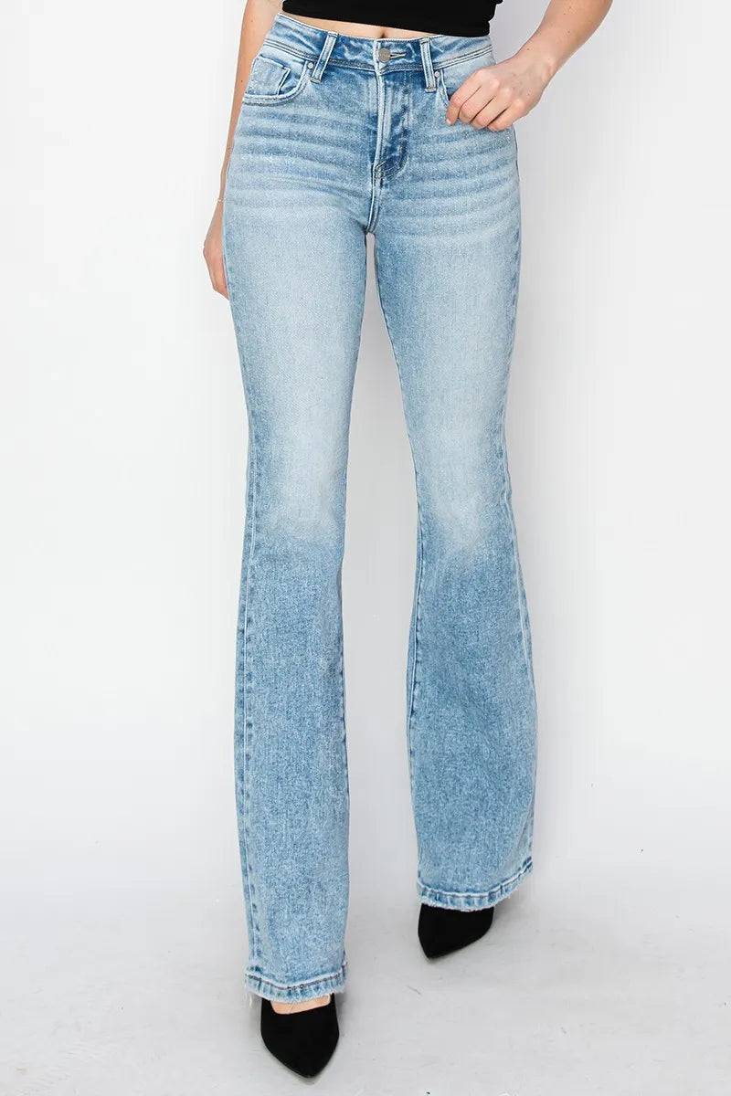 RISEN boot cut High Rise Jeans - MaraFormigone