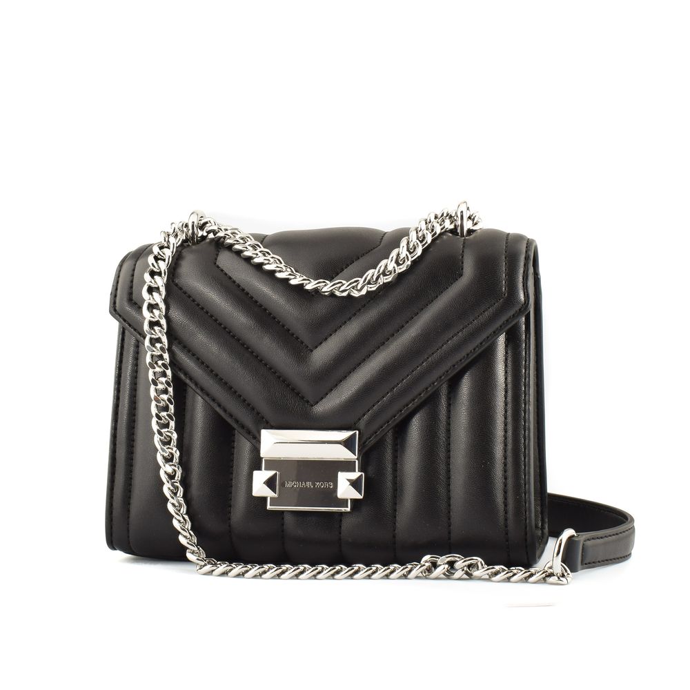Michael Kors Black Leather Shoulder Bag