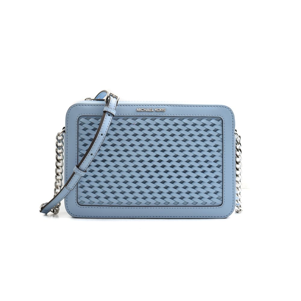 Michael Kors Blue Leather Crossbody Bag
