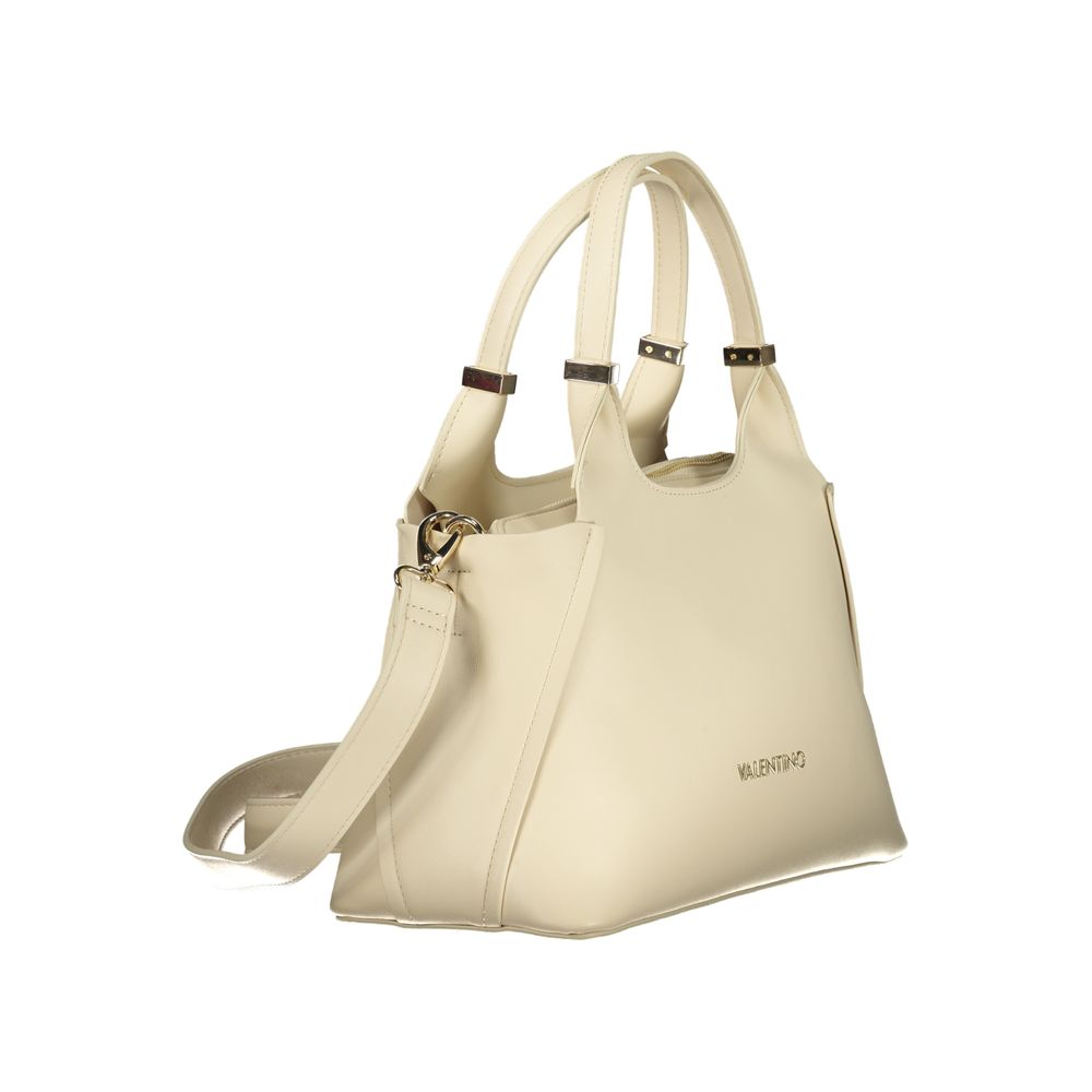Mario Valentino Beige Polyurethane Women Handbag