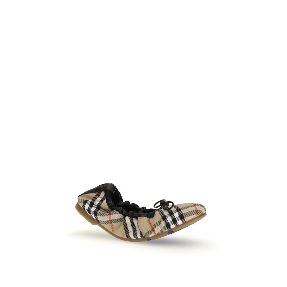 Burberry Multicolor Polyester Ballet Flats