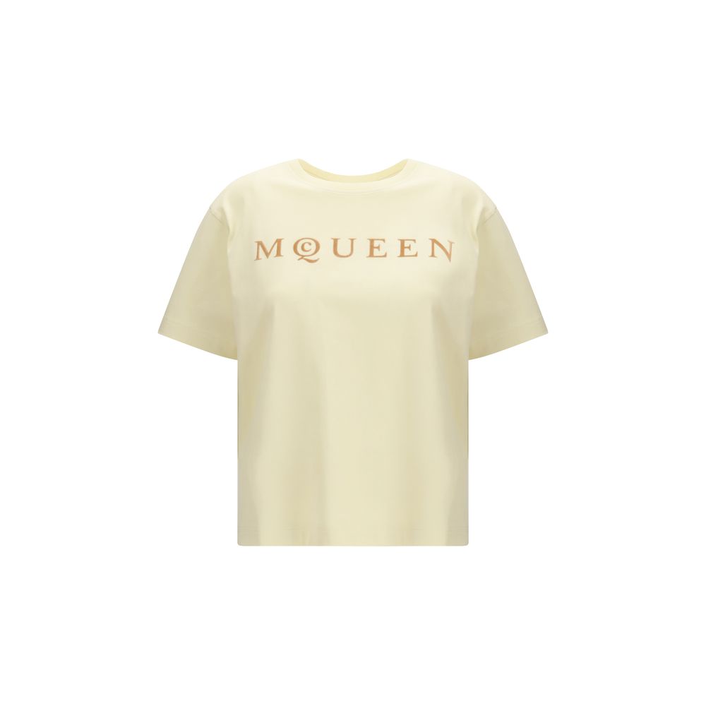 Alexander McQueen Bicolor Cotton T-Shirt
