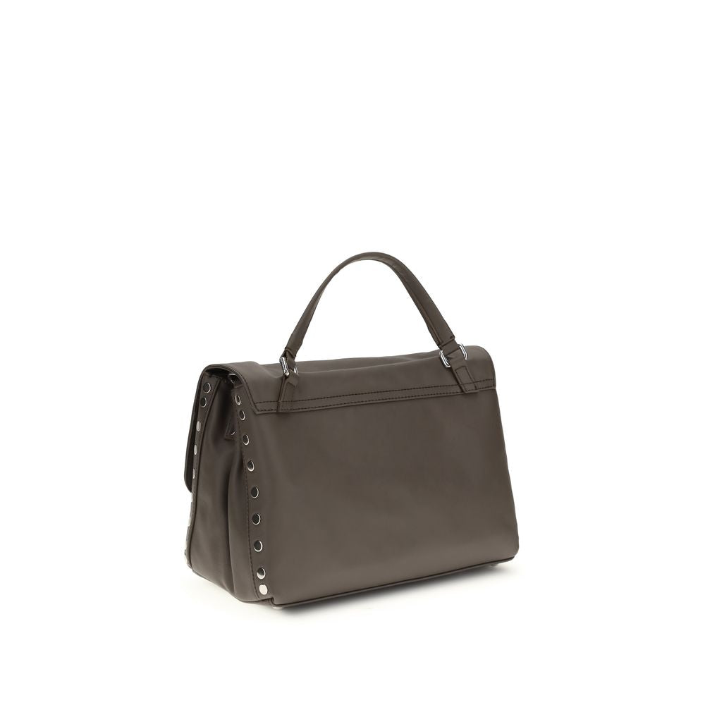 Zanellato Brown Calf Leather Bos Taurus Shoulder Bag