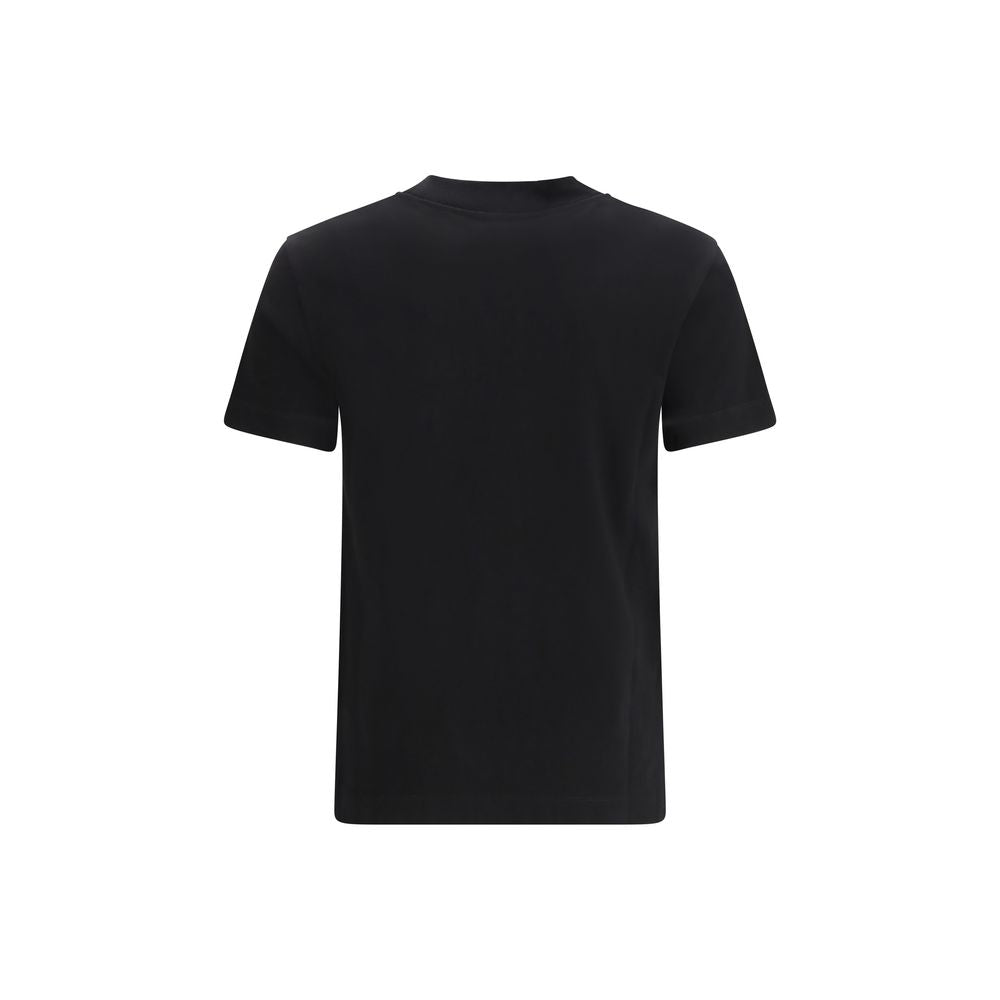PINKO Black Cotton T-Shirt