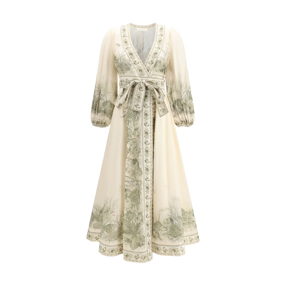 Zimmermann Multicolor Cotton Long Dress