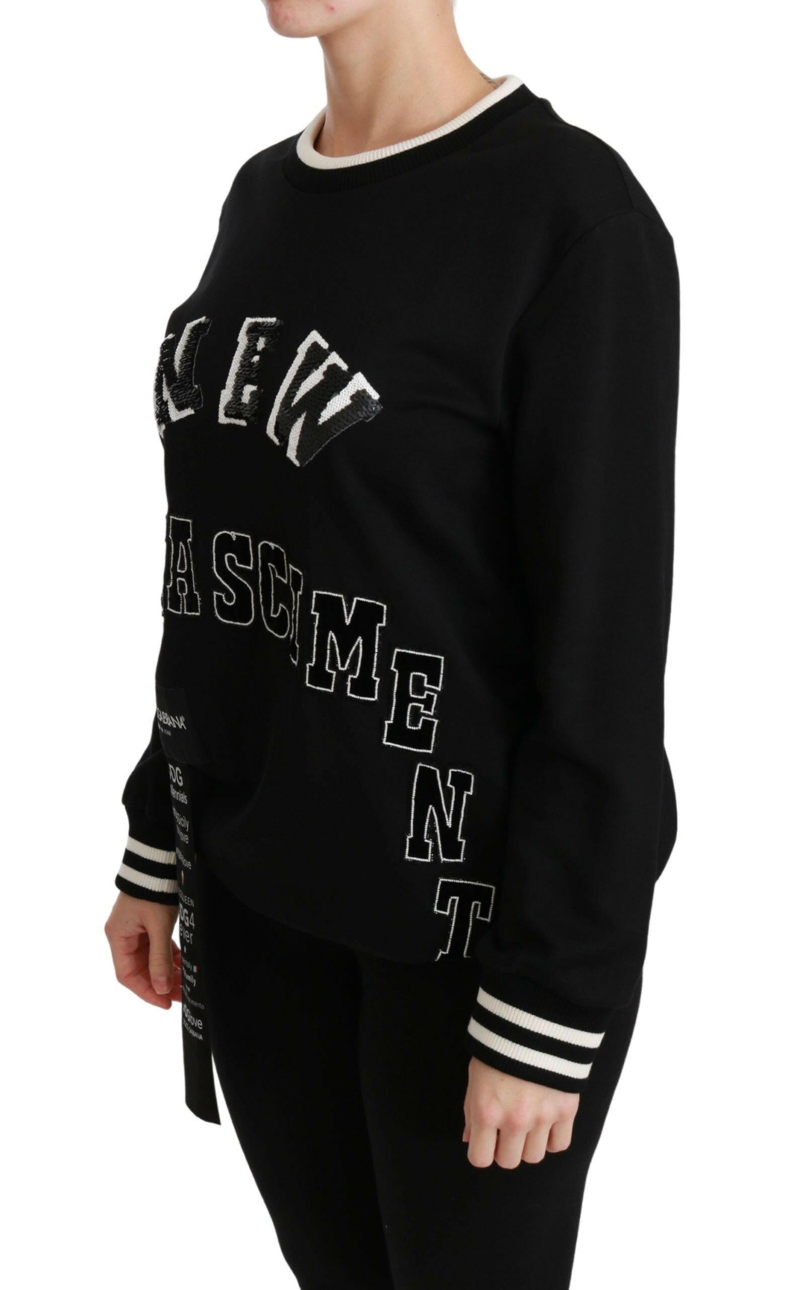 Dolce & Gabbana Black Rinascimento #DGmillennials Sweater.