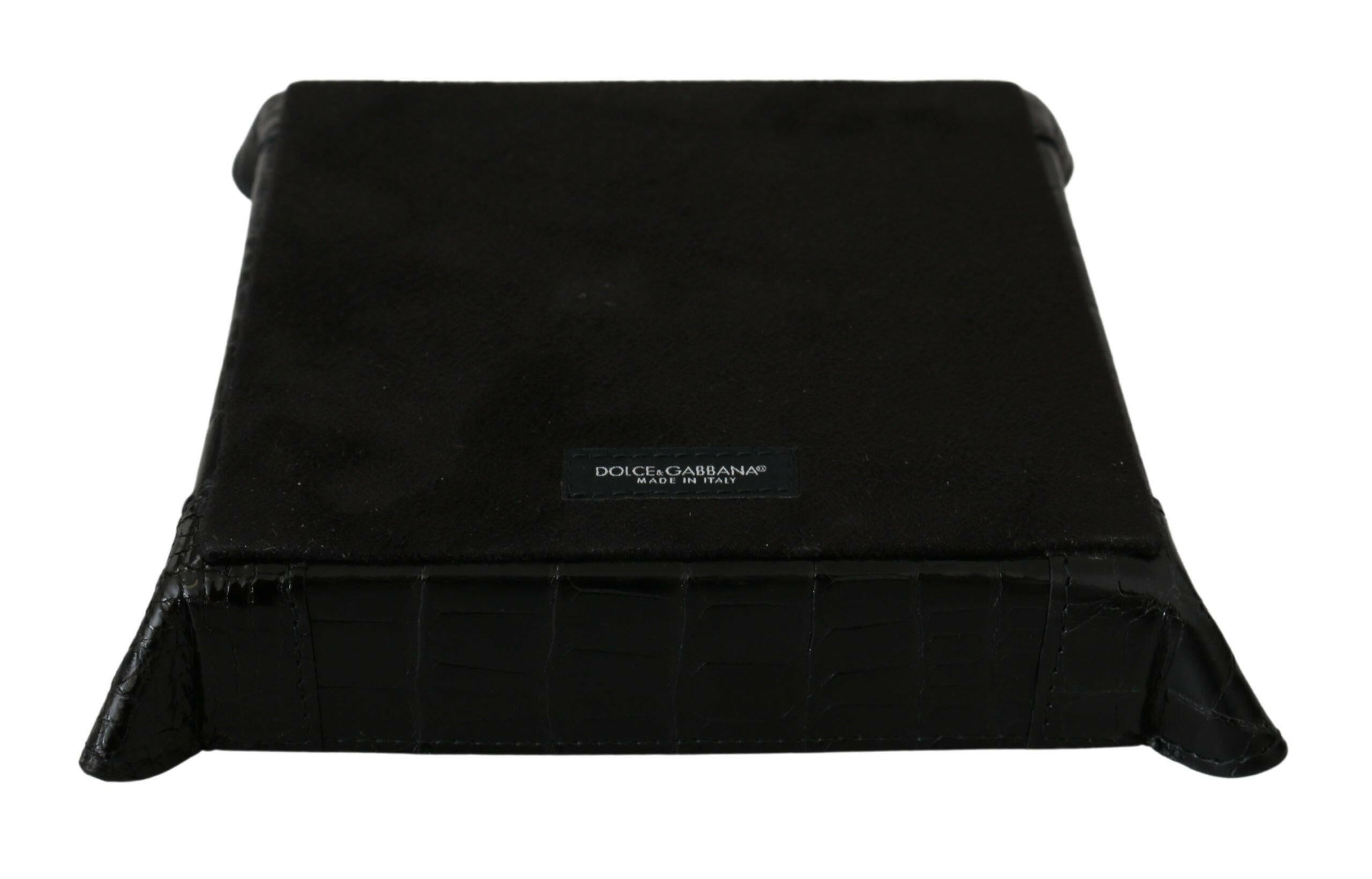 Dolce & Gabbana Plate Key Wallet Phone Card Money Patterned Skin Tray.