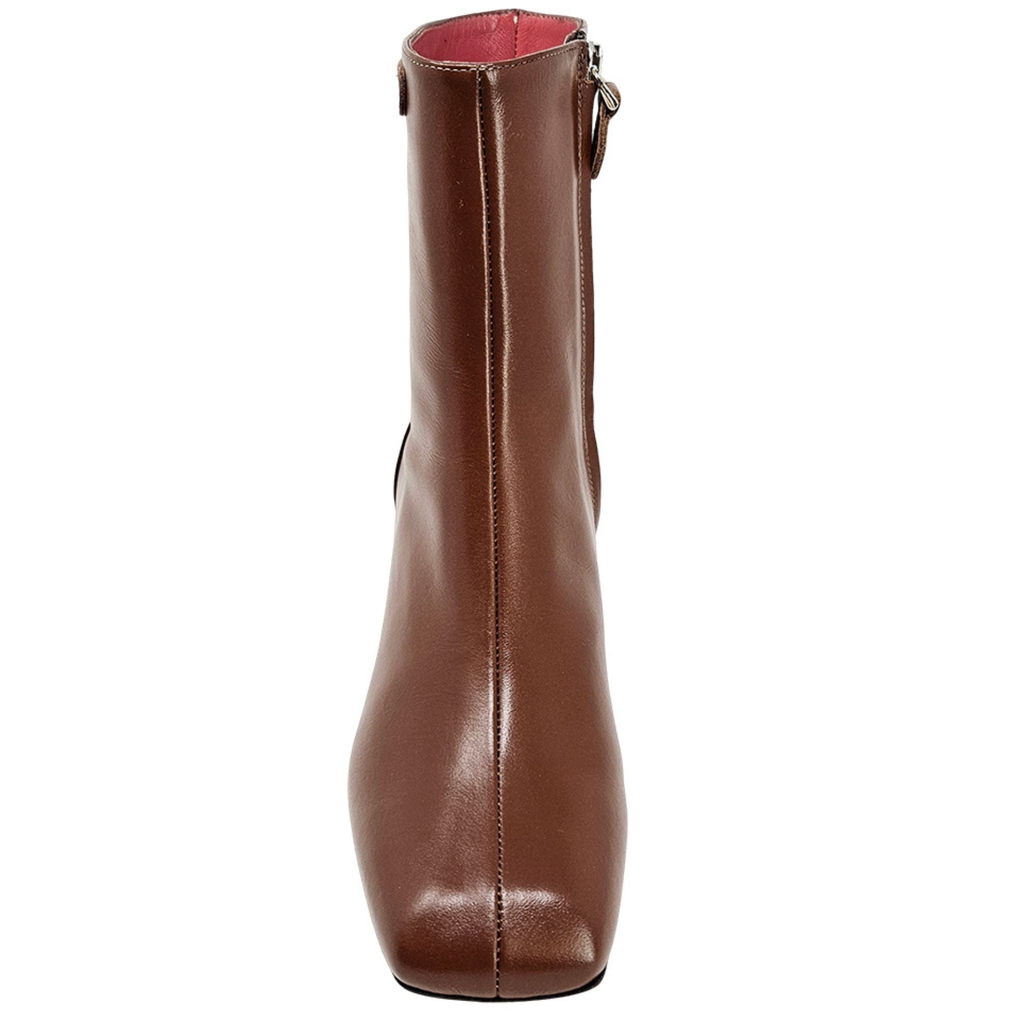 The Keli Chocolate Ankle Boot