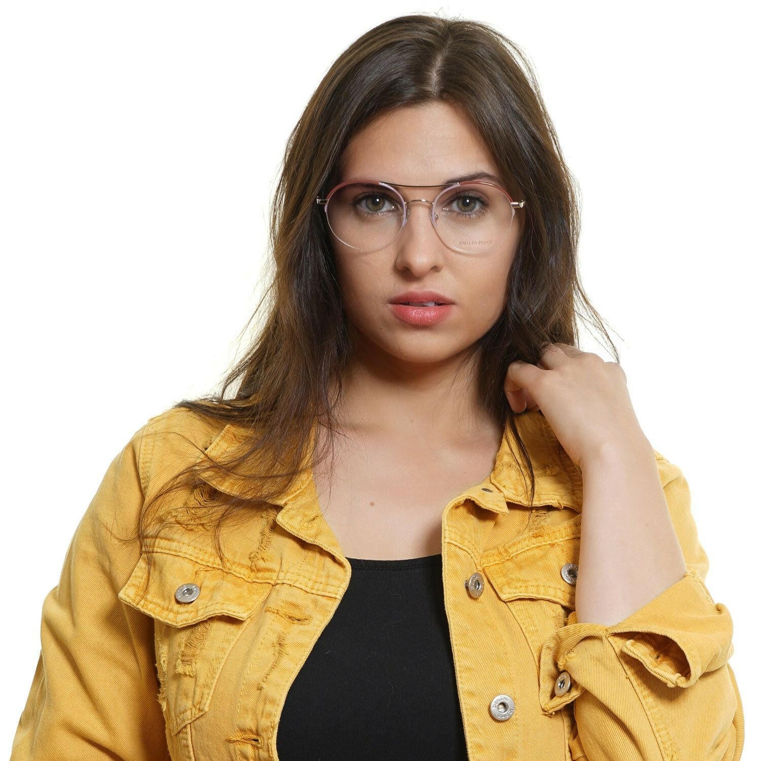 Emilio Pucci Multicolor Women Glasses Frame.