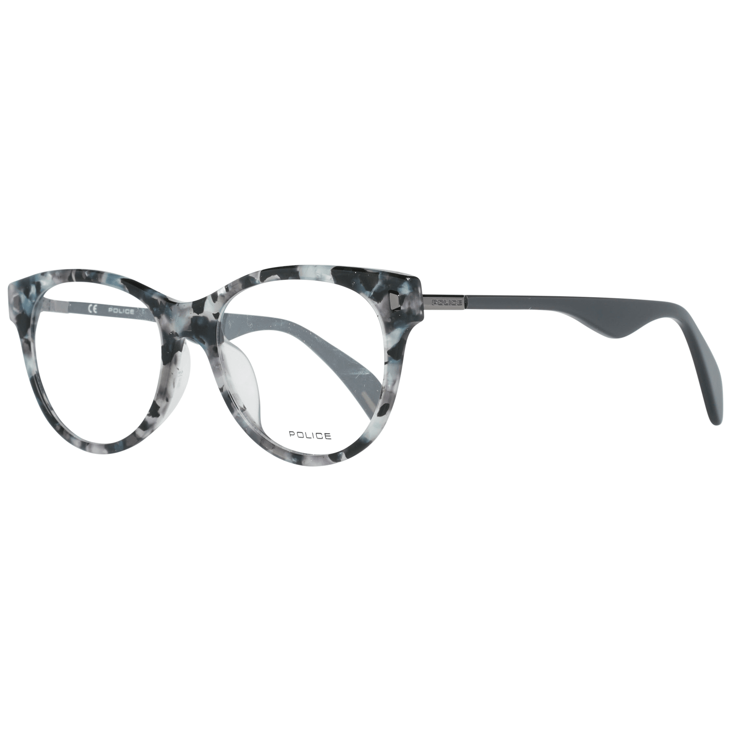 Police Elegant Grey Full-Rim Women's Eyeglasses.
