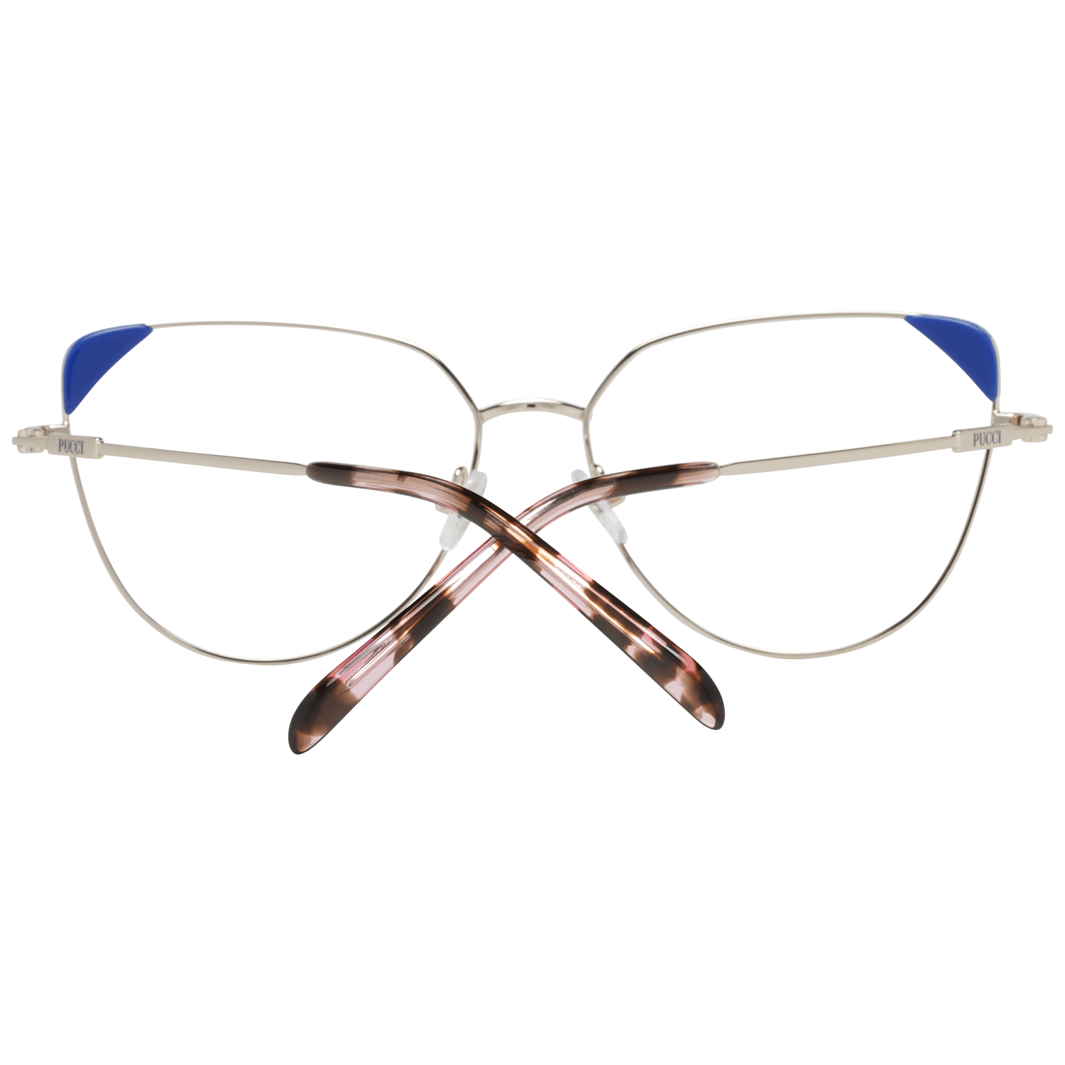 Emilio Pucci Gold Women Glasses Frame.