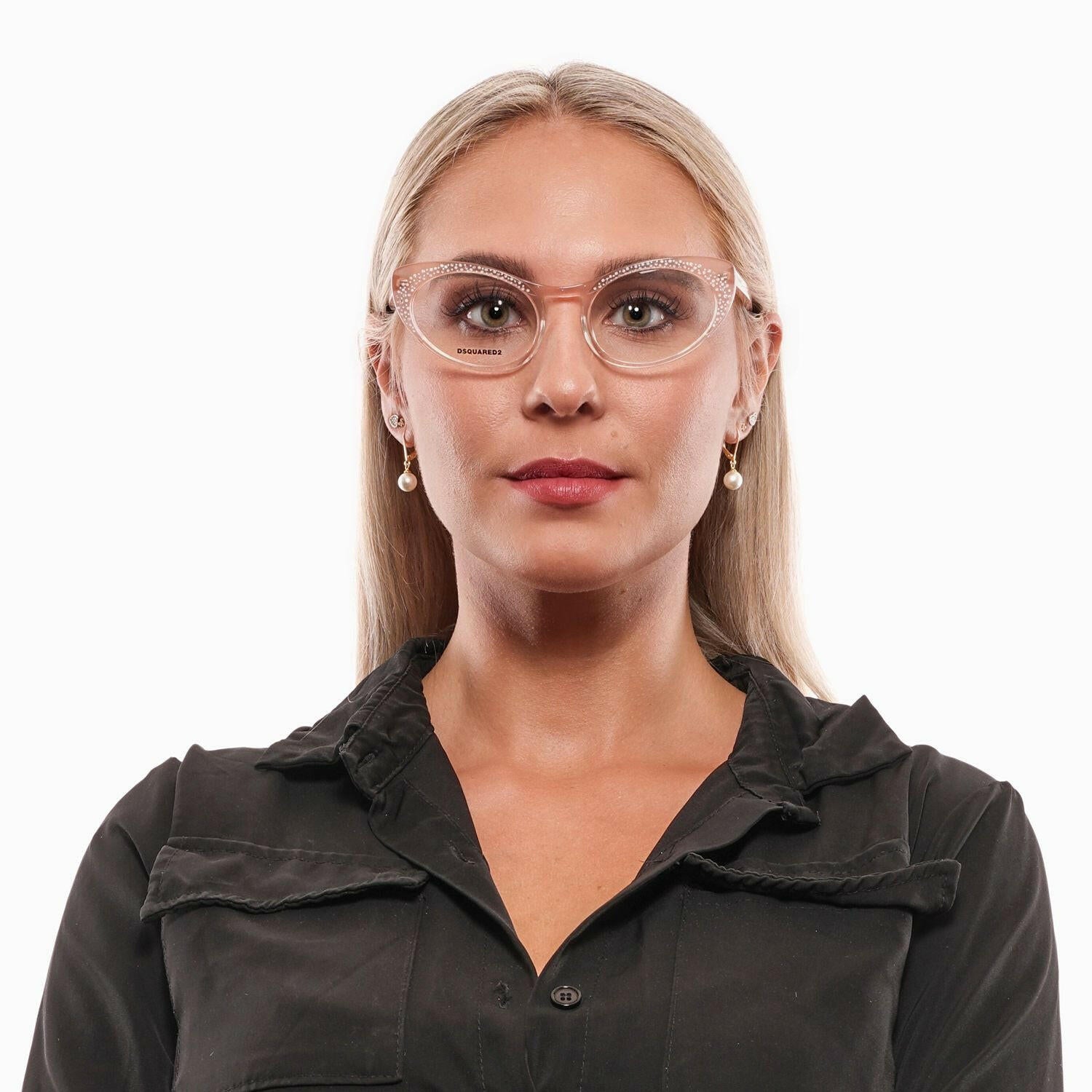 Dsquared² Chic Rose-Tinted Designer Eyewear.