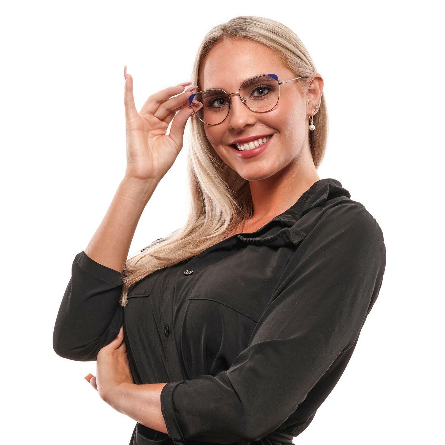 Emilio Pucci Gold Women Glasses Frame.