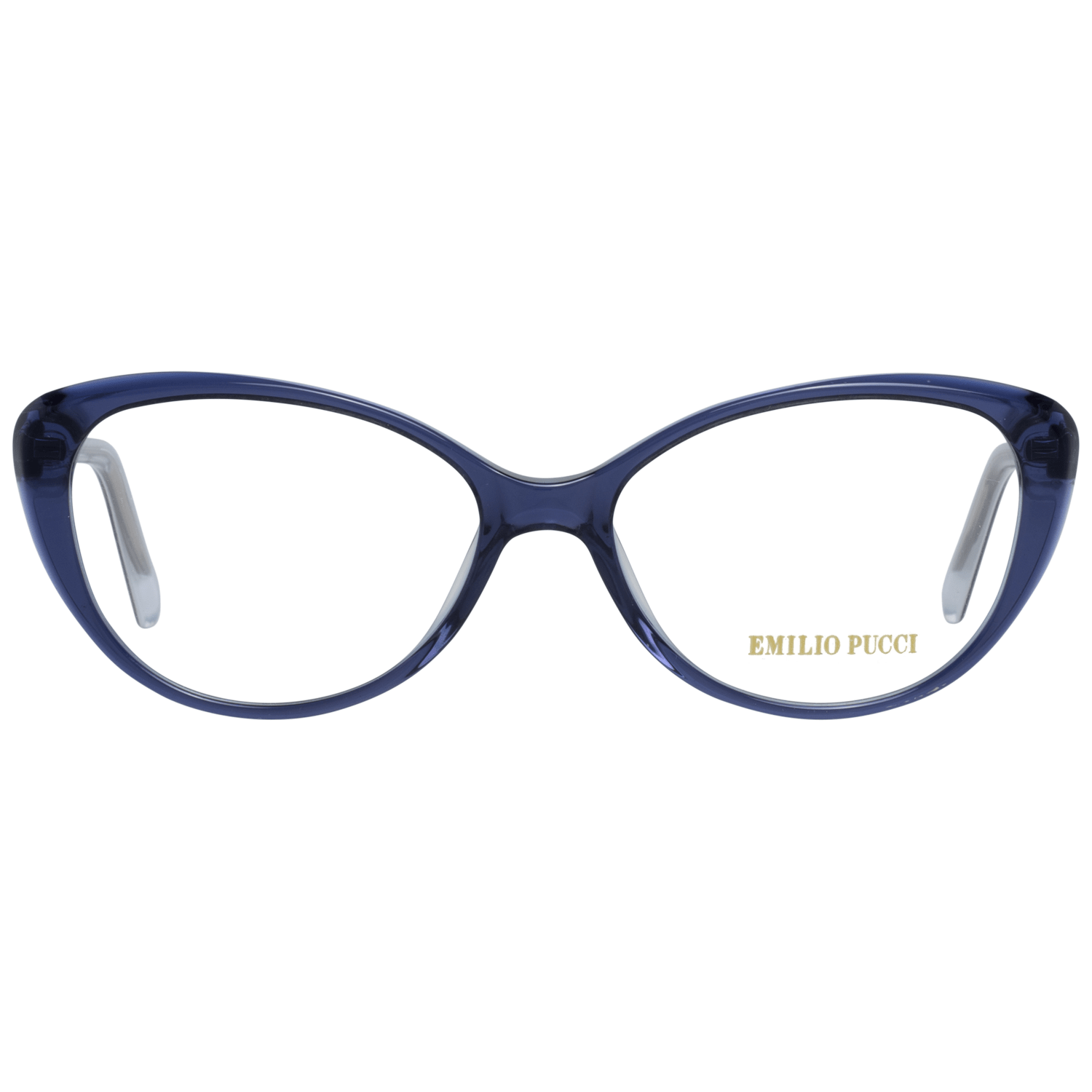 Emilio Pucci Chic Blue Full-Rim Designer Women's Eyewear.