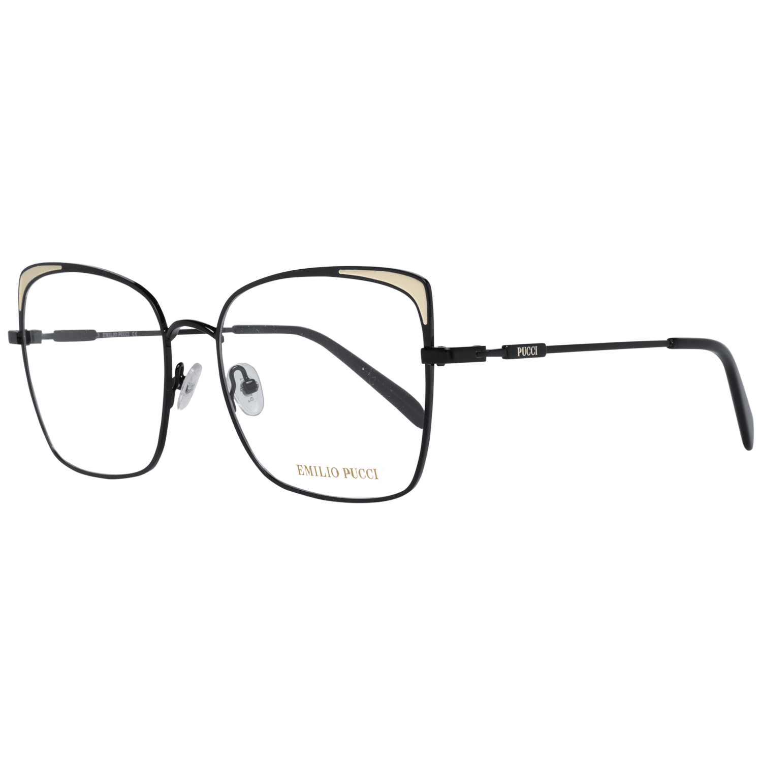 Emilio Pucci Black Women Glasses Frame.