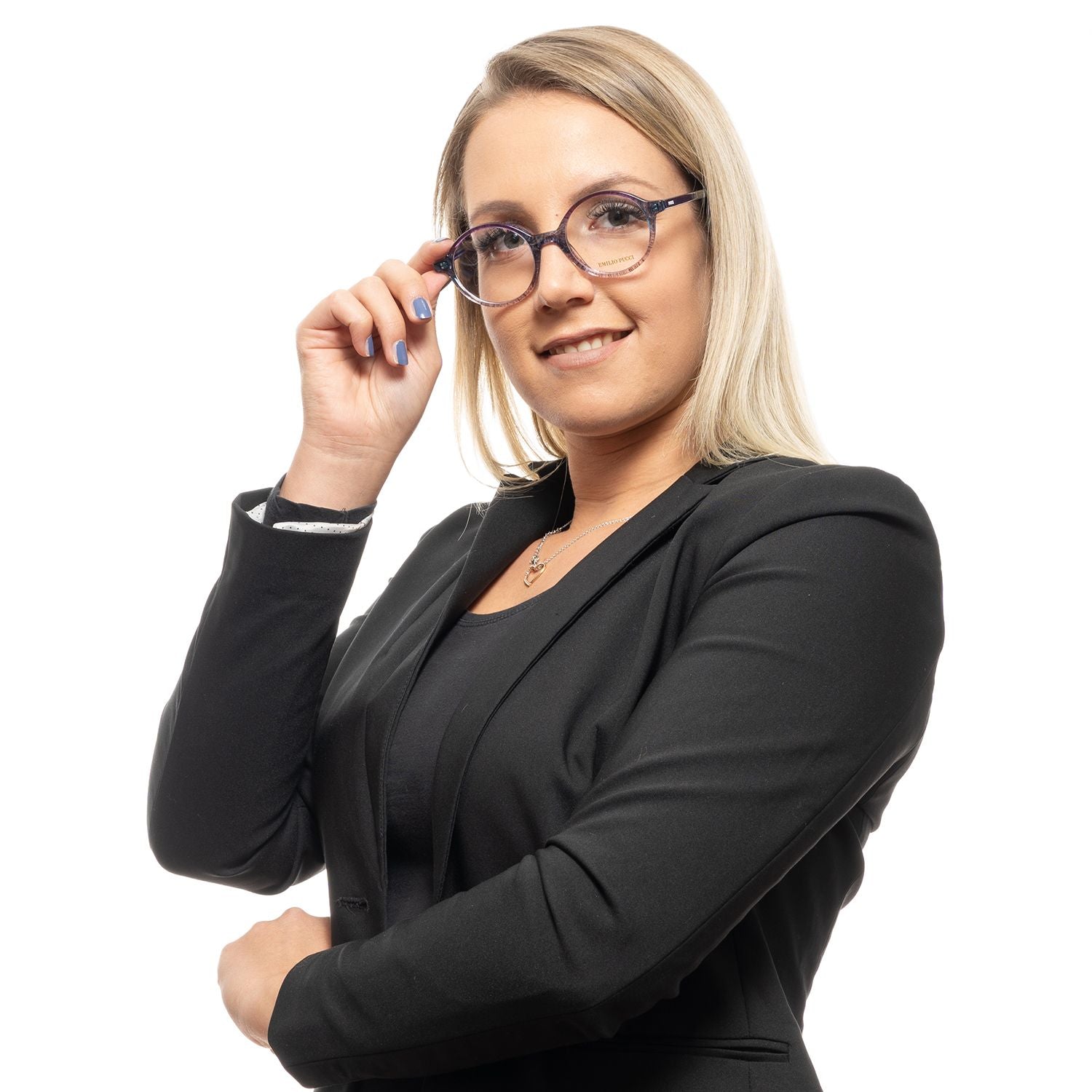 Óculos de plástico roxo Emilio Pucci (armação)