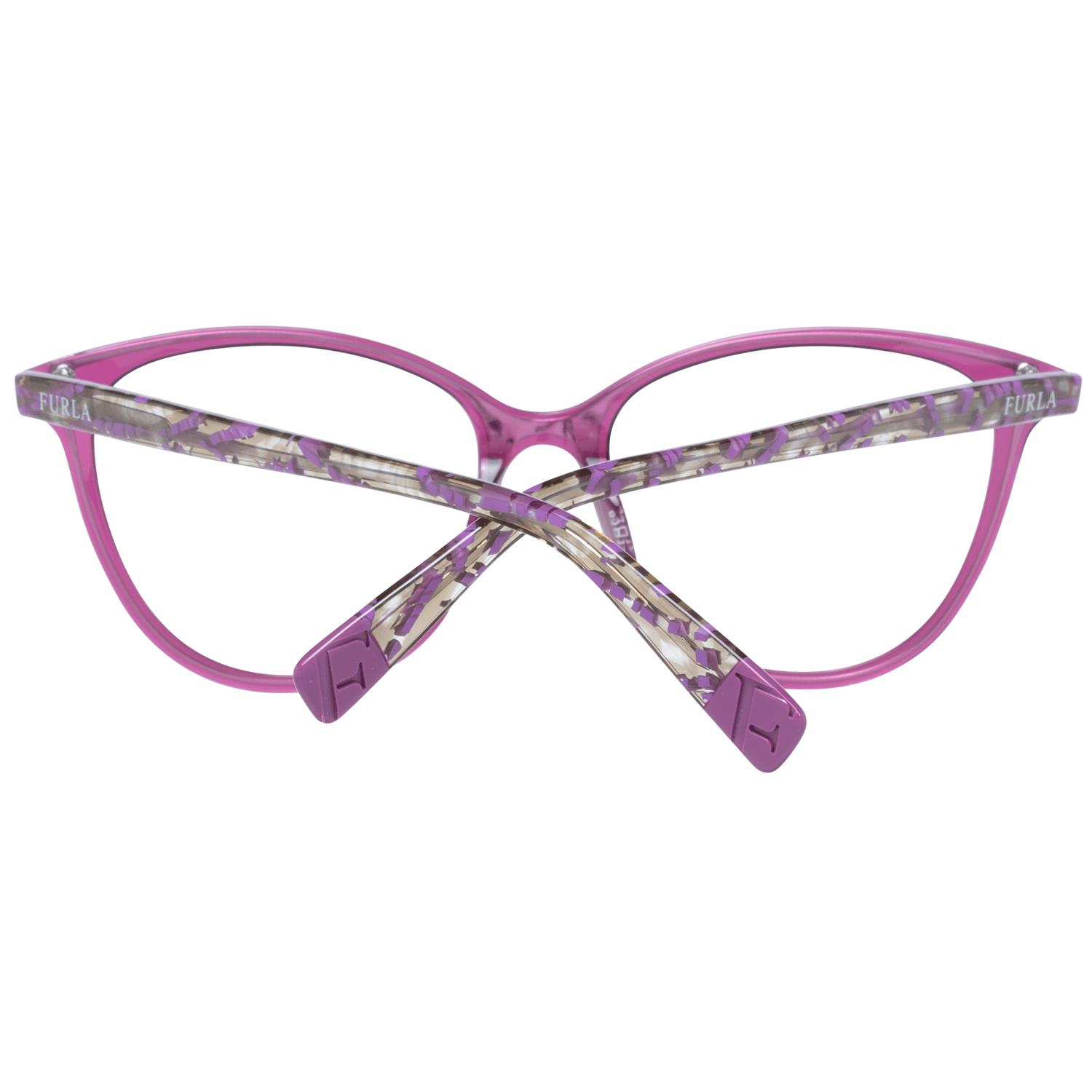 Furla Elegant Cat Eye Purple Eyeglasses for Women.