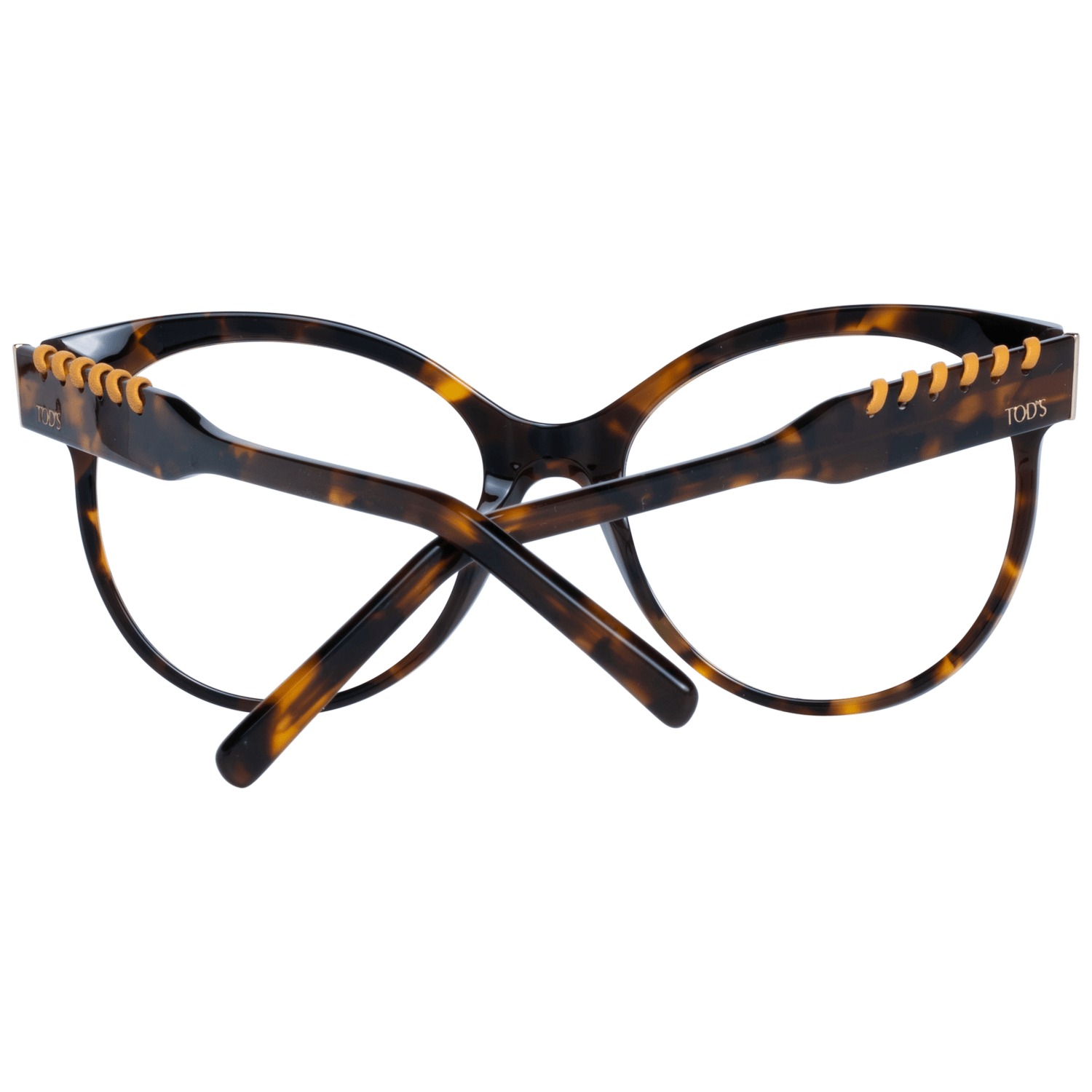 Tod's Chic Brown Round Full-Rim Women's Glasses.