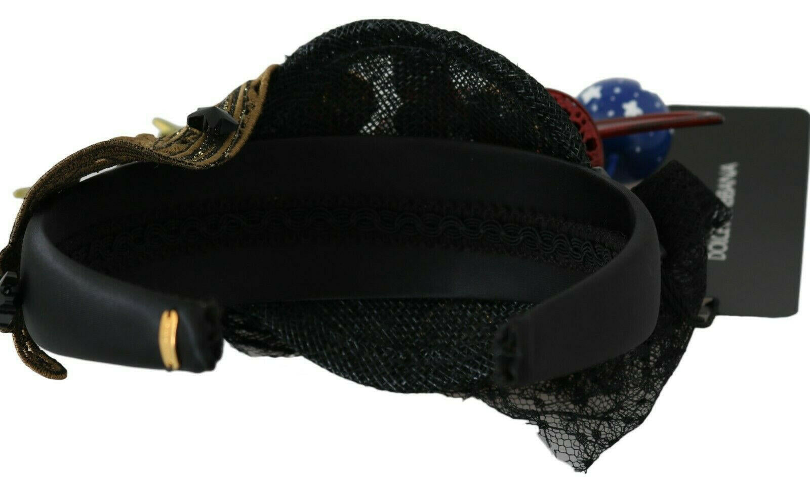 Dolce & Gabbana Rocket Crystal Stars Tiara Diadem Headband.